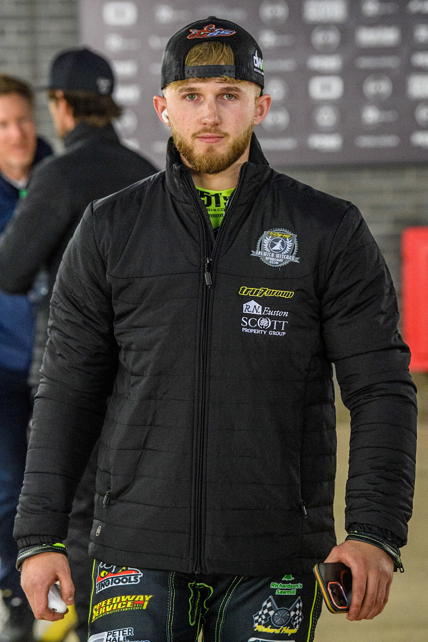 Jordan Jenkins of Ipswich Witches during the Premiership Cup Quarter Final 1st Leg match between Belle Vue Aces and Ipswich Witches at the National Speedway Stadium, Manchester on Monday 24th March 2025. (Photo: Ian Charles | MI News)