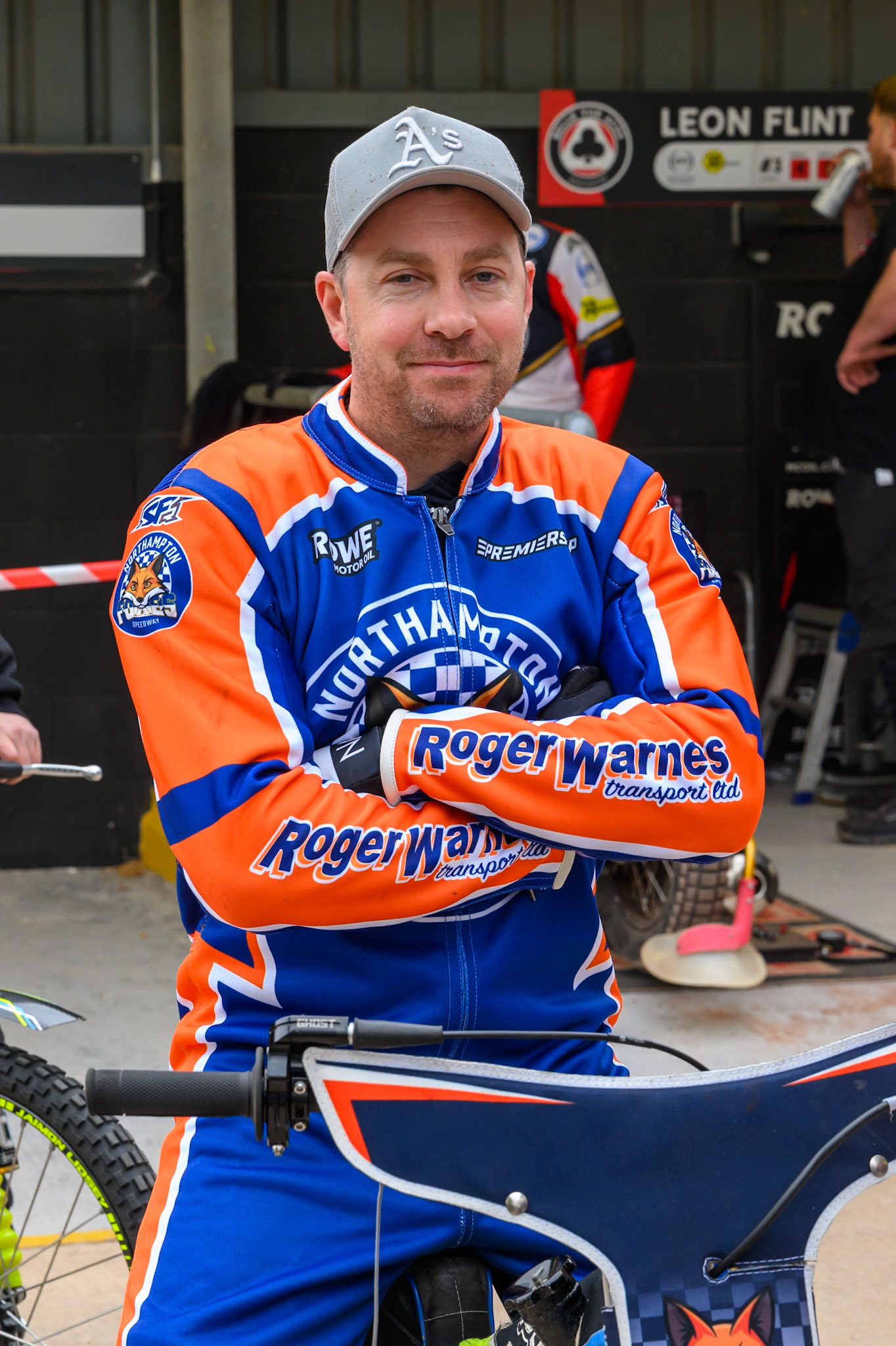 Troy Batchelor of Northampton Foxes during the Rowe Motor Oil Premiership match between Belle Vue Aces and Northampton Foxes at the National Speedway Stadium, Manchester on Monday 4th May 2026. (Photo: Ian Charles | MI News)