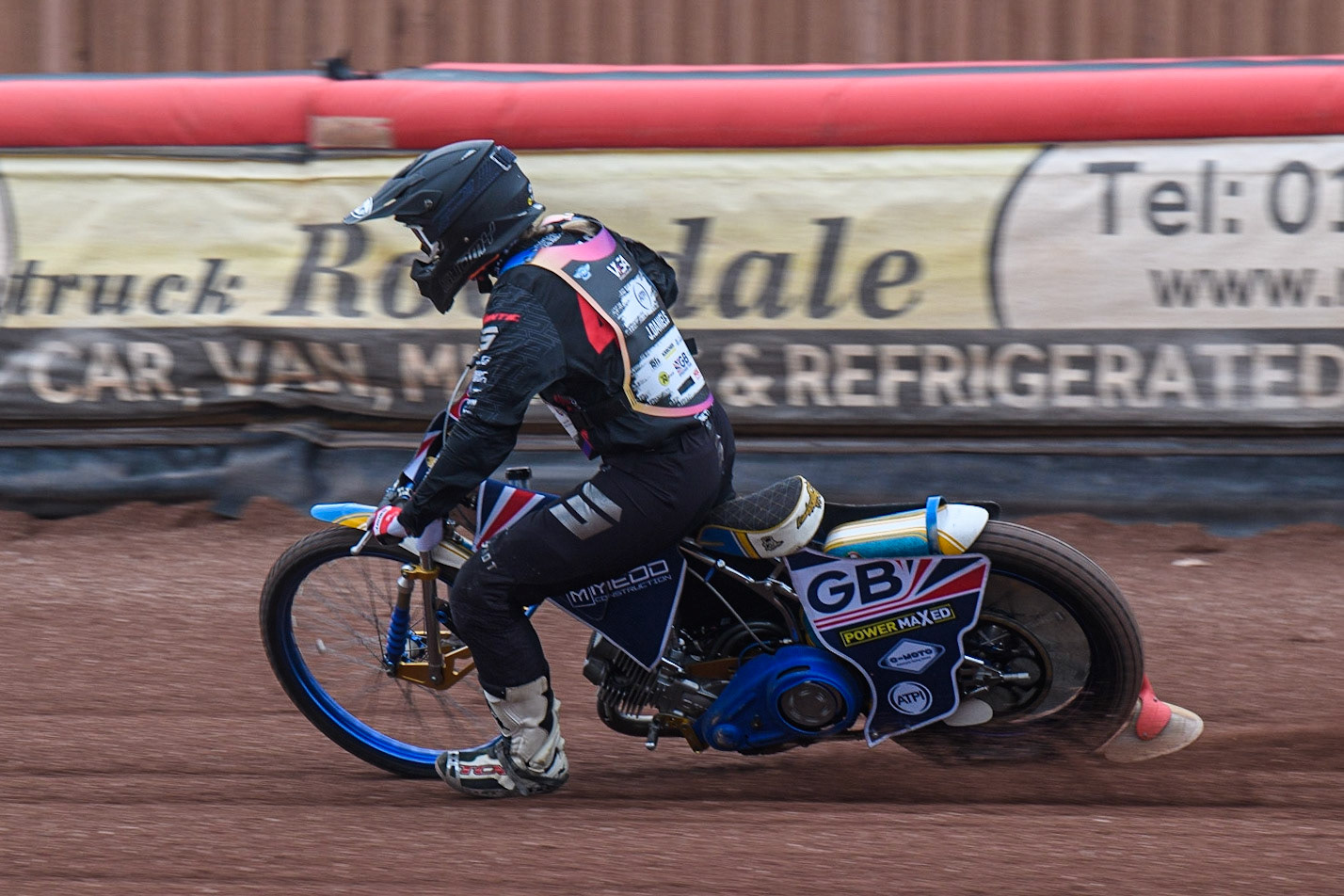 Jane Daniels on track during the FIM Women's  Speedway Academy at the National Speedway Stadium, Manchester on Friday 4th August 2023. (Photo: Ian Charles | MI News)