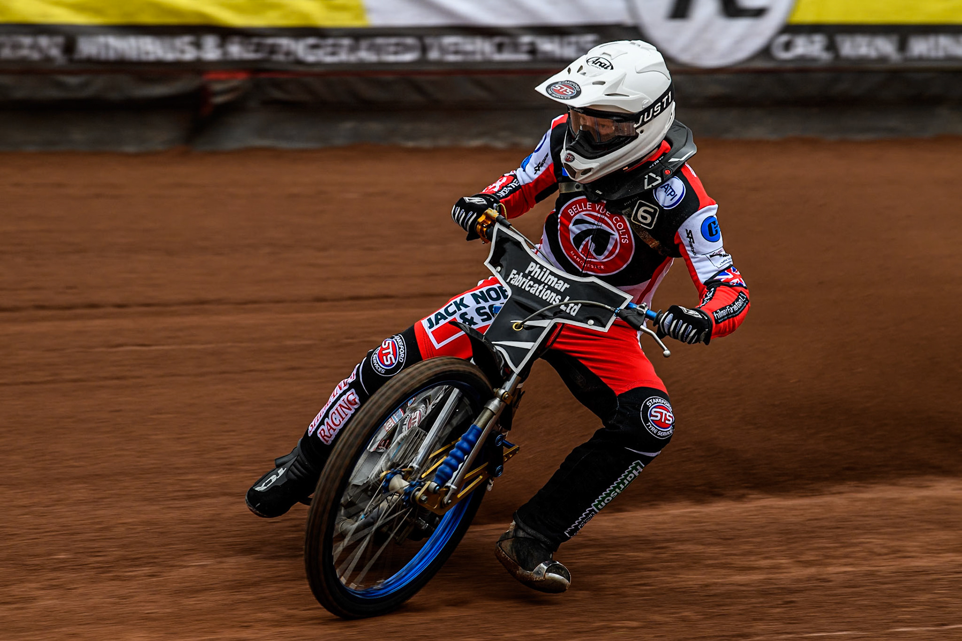 Belle Vue Colts' rider Jack Shimelt  in action during the Belle Vue Aces Media Day at the National Speedway Stadium, Manchester on Monday 11th March 2024. (Photo: Ian Charles | MI News)