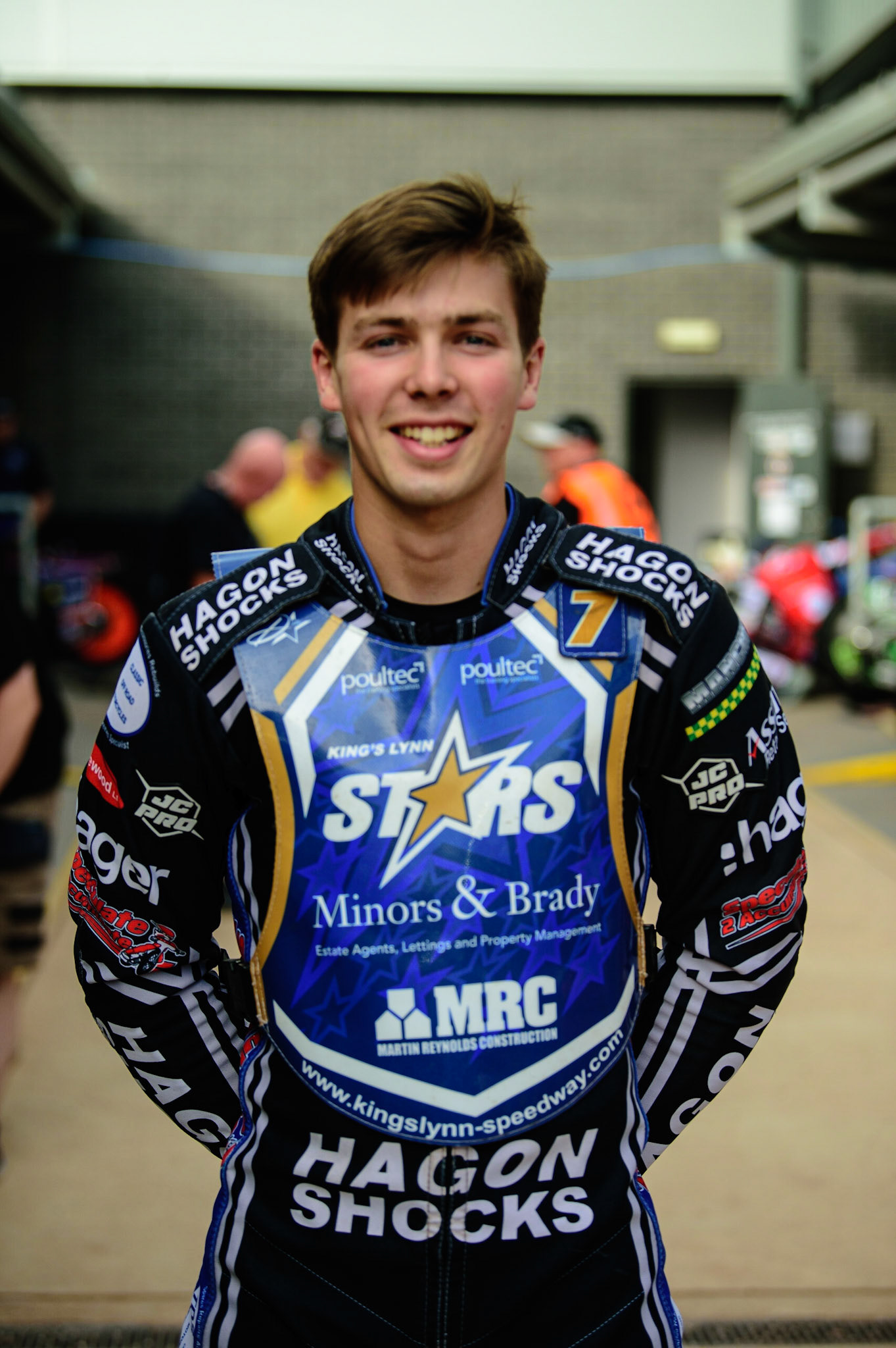 MANCHESTER UK  Jason Edwards  - King’s Lynn Minors &amp; Brady Stars  during the SGB Premiership match between Belle Vue Aces and King's Lynn Stars at the National Speedway Stadium, Manchester on Monday 11th July 2022. (Credit: Ian Charles | MI News)