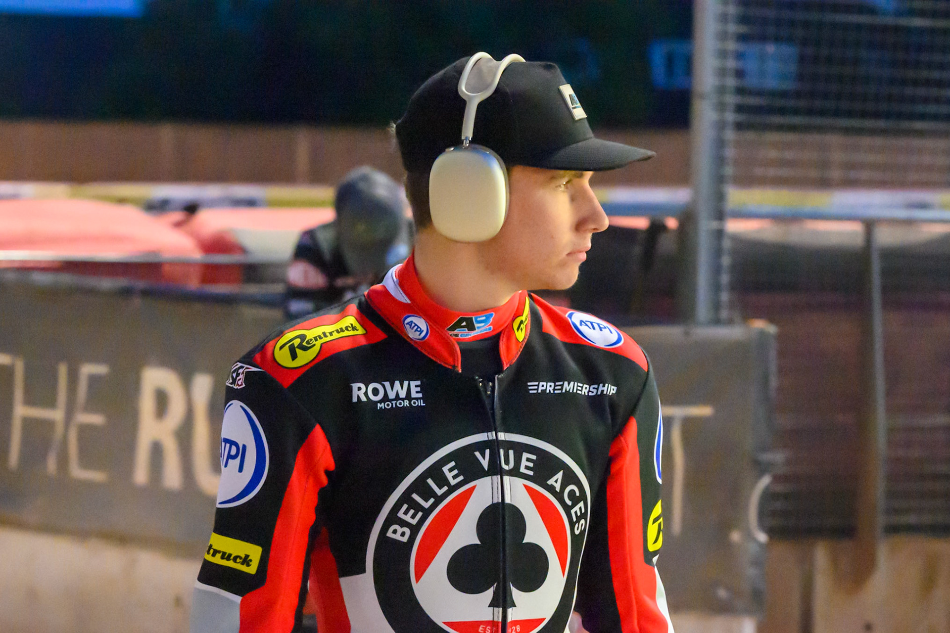 William Cairns of Belle Vue Aces during the Rowe Motor Oil Premiership Play Off Semi Final 2nd leg match between Belle Vue Aces and Ipswich Witches at the National Speedway Stadium, Manchester on Monday 28th September 2026. (Photo: Ian Charles | MI News)