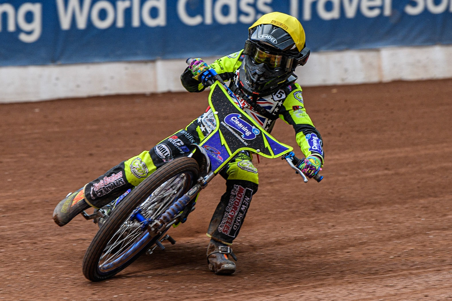 Oliver Bovington  in action  during the British Youth Championships at the National Speedway Stadium, Manchester on Friday 12th May 2023. (Photo: Ian Charles | MI News)