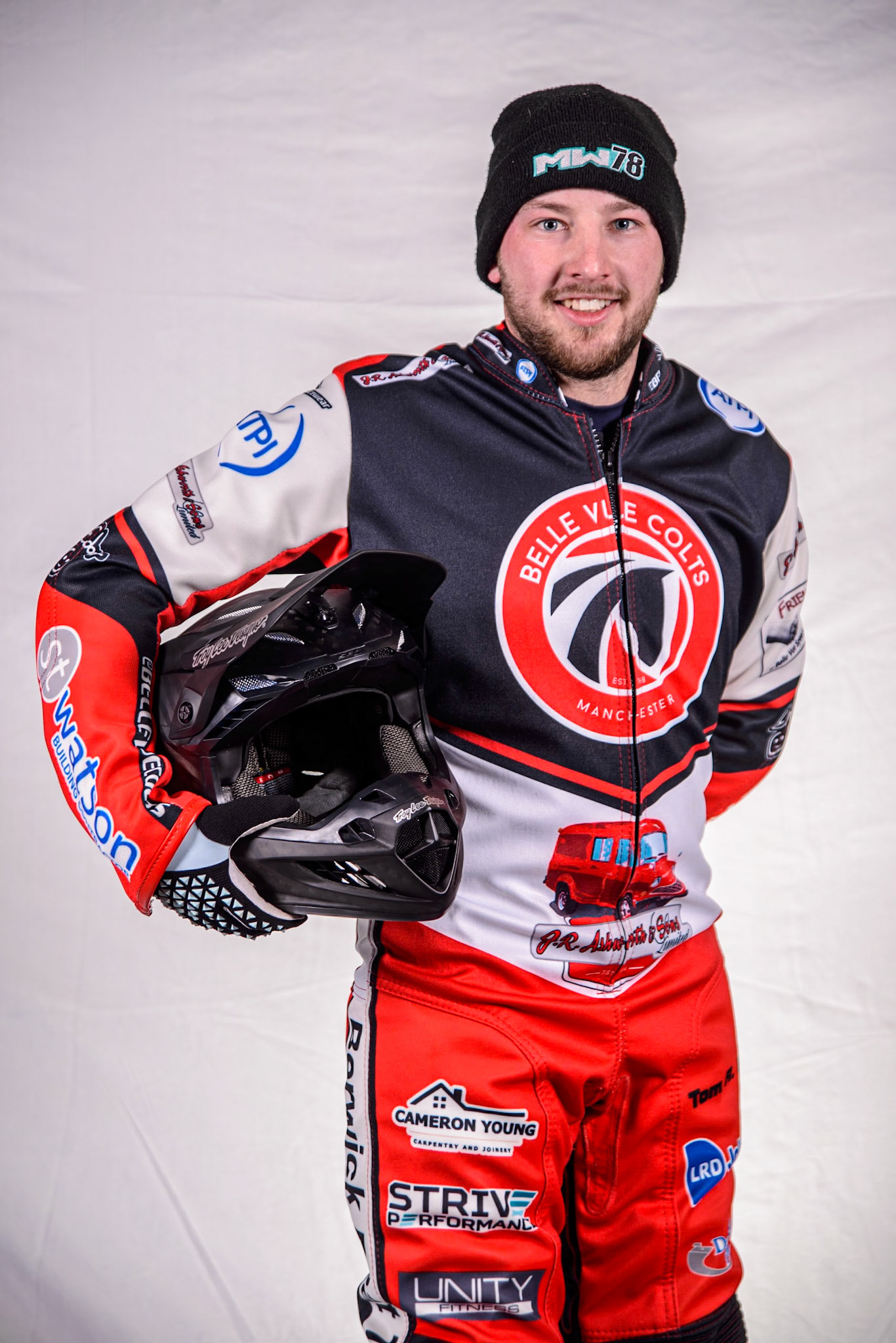 Mason Watson - Belle Vue Colts during the Belle Vue Aces Media Day at the National Speedway Stadium, Manchester on Wednesday 12th March 2025. (Photo: Ian Charles | MI News)