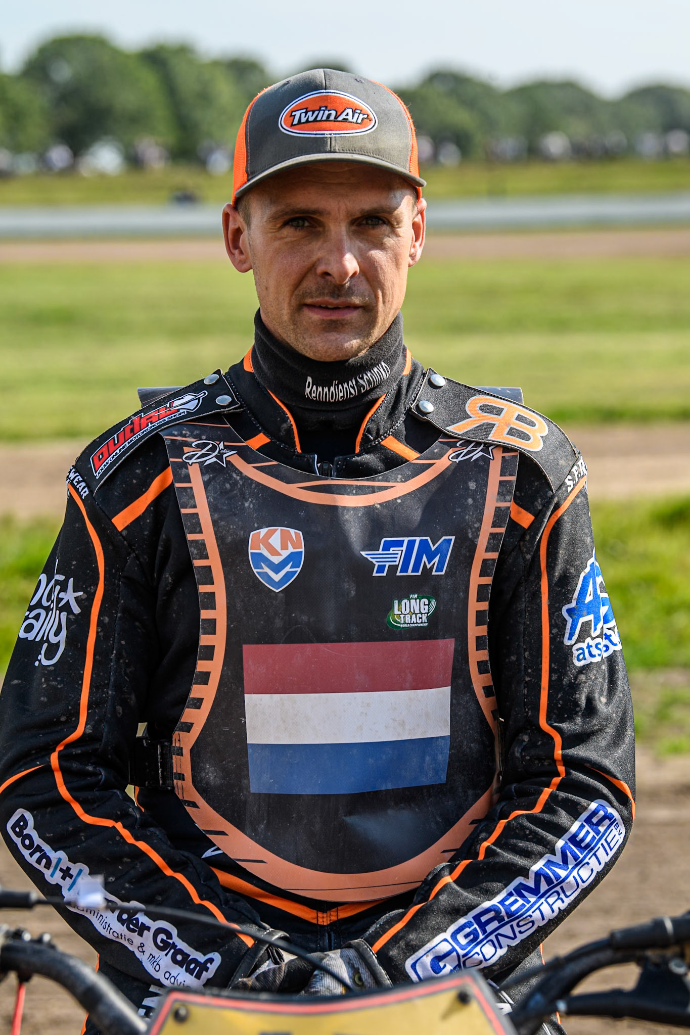 Henry van der Steen (15) of The Netherlands during the FIM Long Track World Championship Final 5 at the Speed Centre Roden, Roden, Netherlands on Sunday 22nd September 2024. (Photo: Ian Charles | MI News)