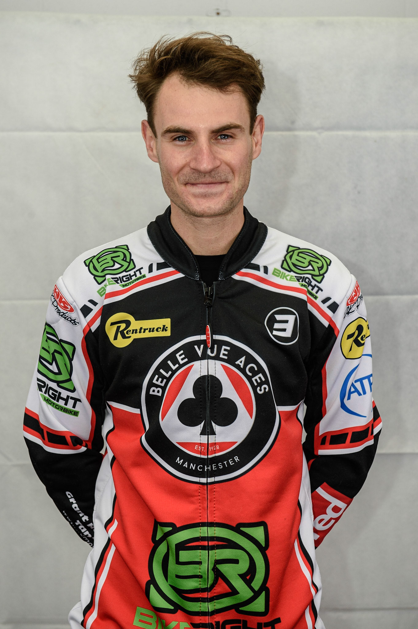 Photo: Ian CharlesRichie Worrall -  Belle Vue AcesBelle Vue Press &amp; Practice, , National Speedway Stadium, Manchester Thursday  13  May  2021