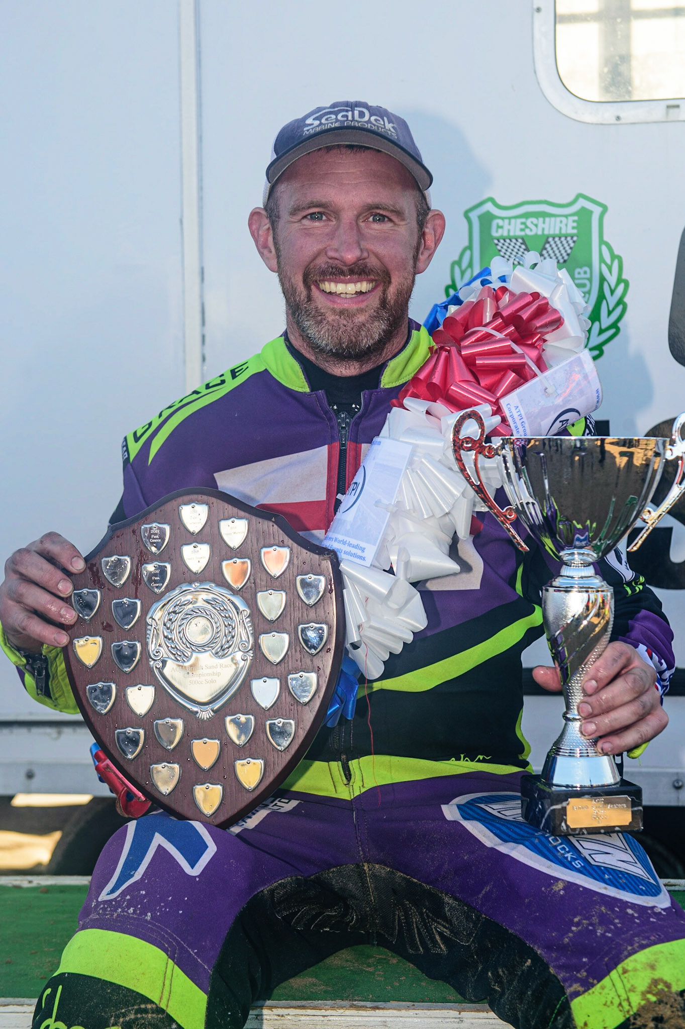 Paul Cooper, British Sand Masters Champion during the Fylde ACU British Sand Racing Masters Championship on  Sunday 2nd October 2022. (Credit: Ian Charles | MI News)