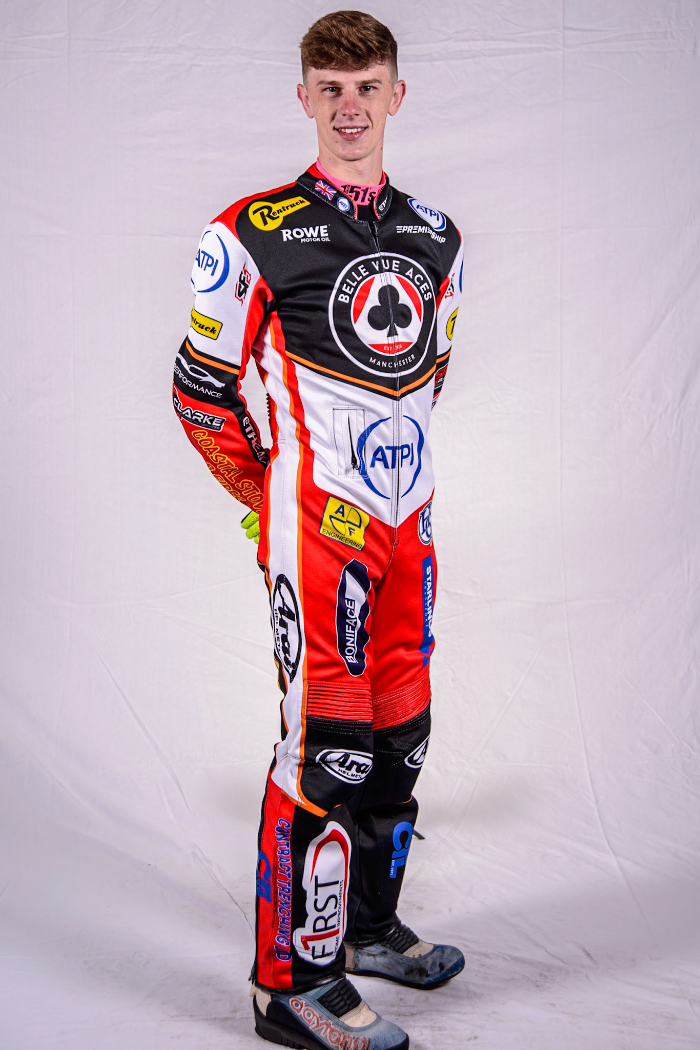 Jake Mulford - Belle Vue Aces during the Belle Vue Aces Media Day at the National Speedway Stadium, Manchester on Wednesday 12th March 2025. (Photo: Ian Charles | MI News)