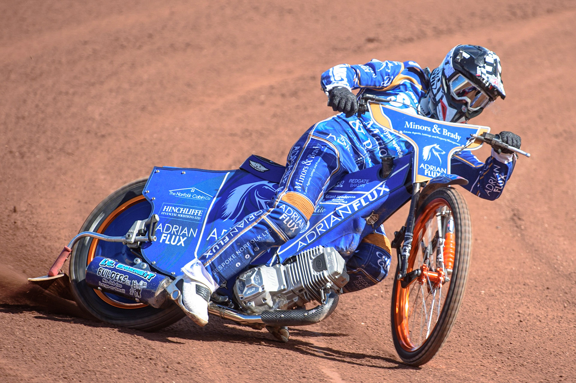 Photo: Ian CharlesLewis Kerr In ActionDiscovery Networks Eurosport Speedway Season Launch, National Speedway Stadium, Manchester Wednesday  12  May  2021
