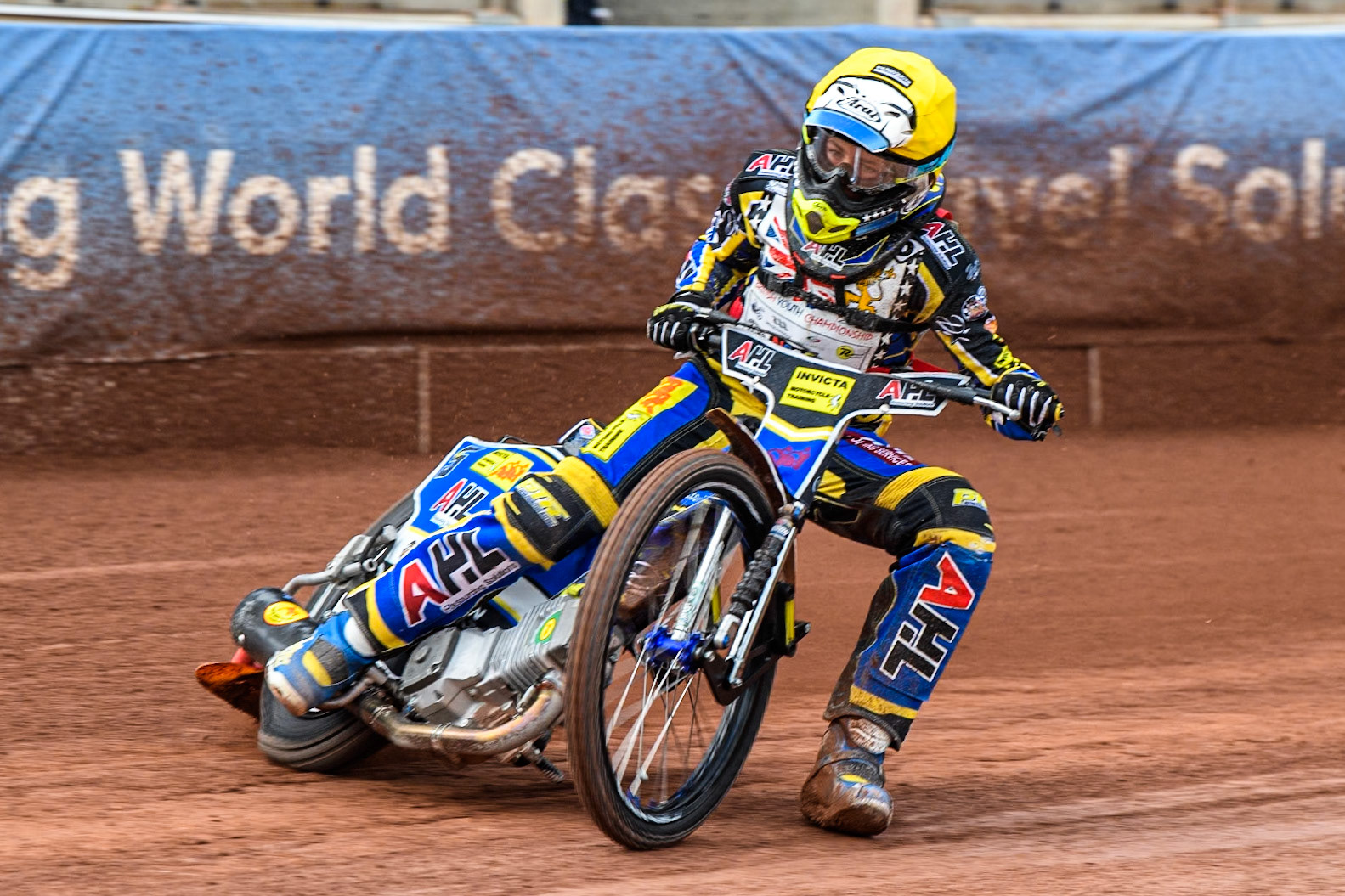 Jamie Etherington (500cc)  in action during the British Youth 500cc Championships at the National Speedway Stadium, Manchester on Friday 2nd August 2024. (Photo: Ian Charles | MI News)