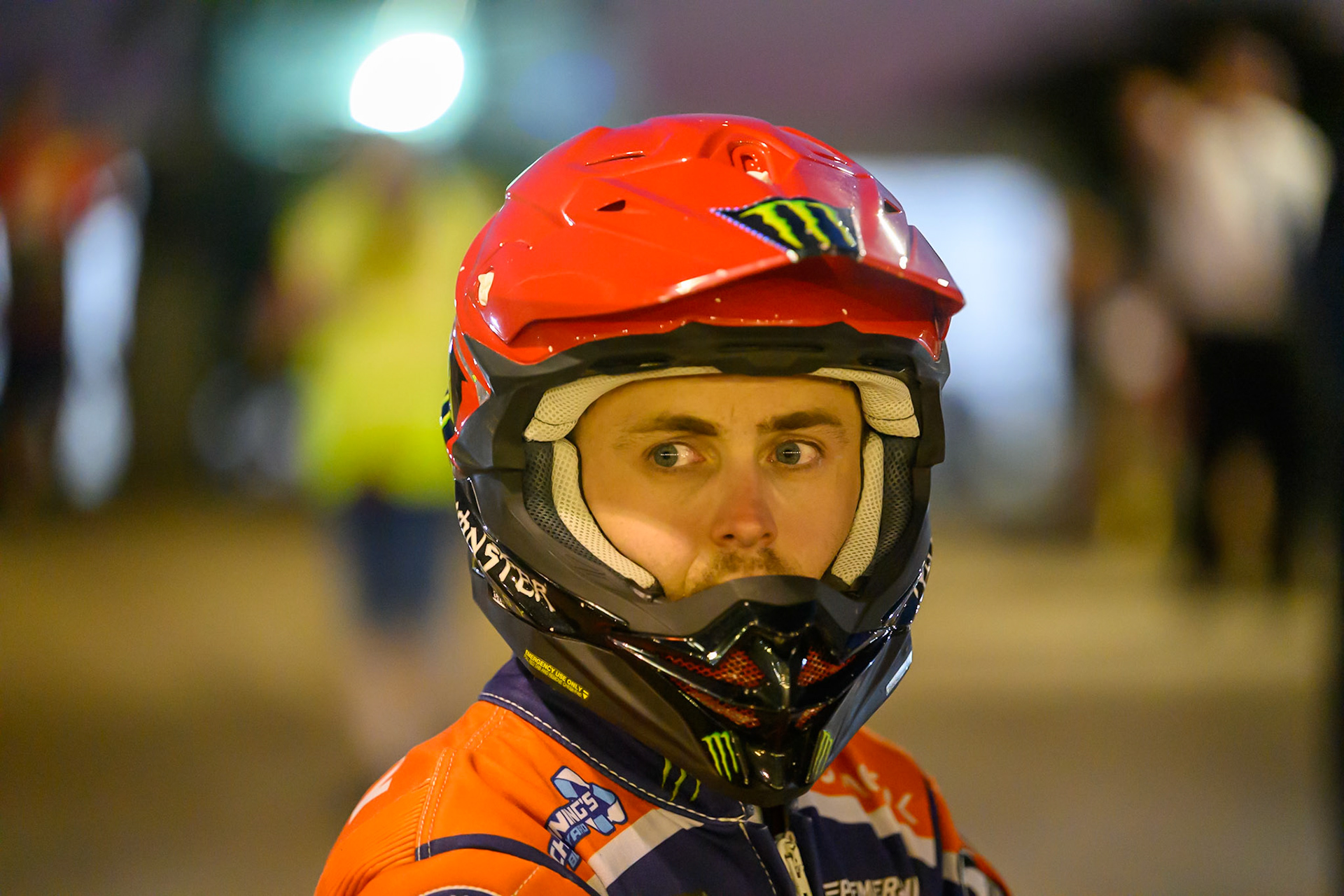 Jaimon Lidsey of Northampton Foxes  during the Rowe Motor Oil Premiership match between Northampton Foxes and Belle Vue Aces at Northampton International Shaleway, Northampton on Thursday 13th August 2026. (Photo: Ian Charles | MI News)