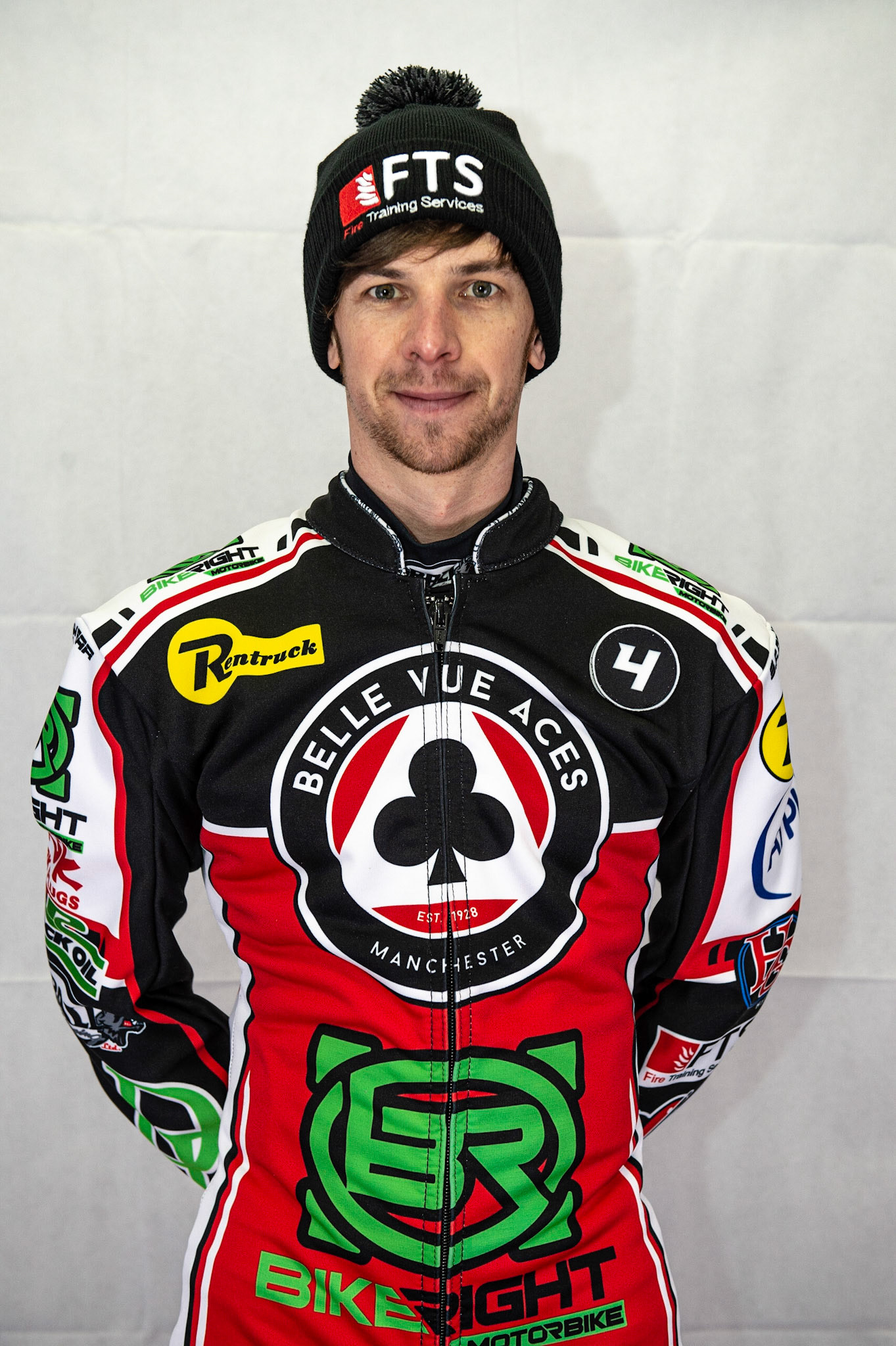 MANCHESTER, ENGLAND  - March 12  Charles Wright of Belle Vue Aces  during The Belle Vue Speedway Media Day, at The National Speedway Stadium, Manchester, on Thursday 12 March 2020. (Credit: Ian Charles | MI News)