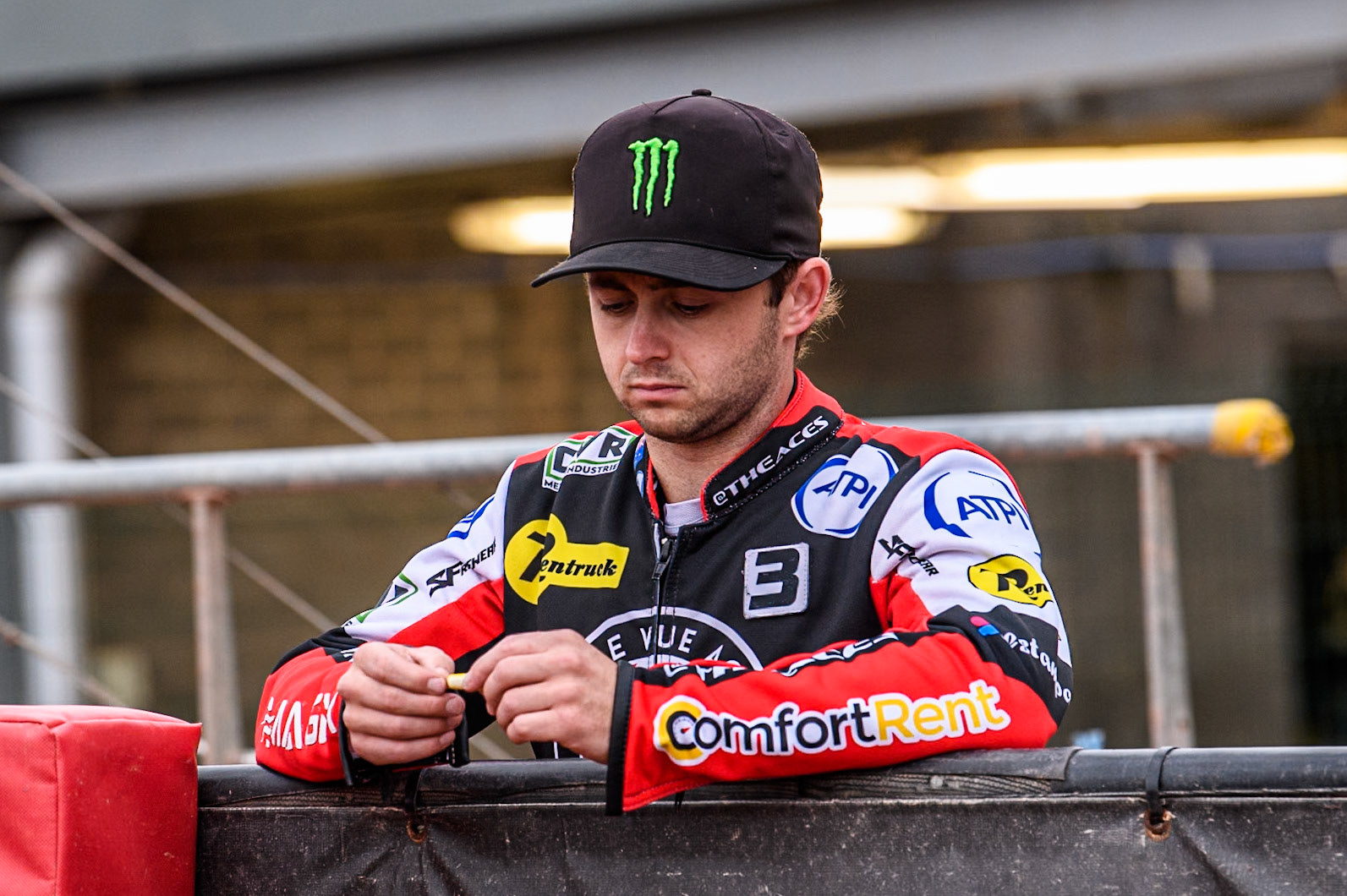 Belle Vue Aces' Jaimon Lidsey during the Rowe Motor Oil Premiership match between Belle Vue Aces and Oxford Spires at the National Speedway Stadium, Manchester on Monday 22nd July 2024. (Photo: Ian Charles | MI News)