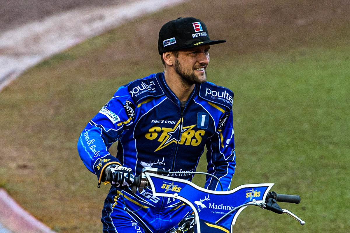 Artem Laguta on the prematch parade during the Sports Insure Premiership match between Belle Vue Aces and King's Lynn Stars at the National Speedway Stadium, Manchester on Monday 12th June 2023. (Photo: Ian Charles | MI News)