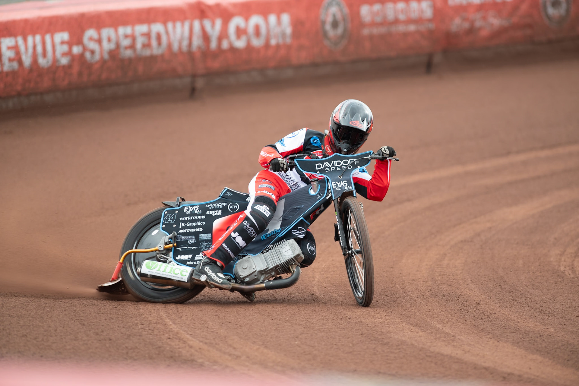 during the Belle Vue Aces Media Day at the National Speedway Stadium, Manchester on Monday 11th March 2024. (Photo: Ian Charles | MI News)