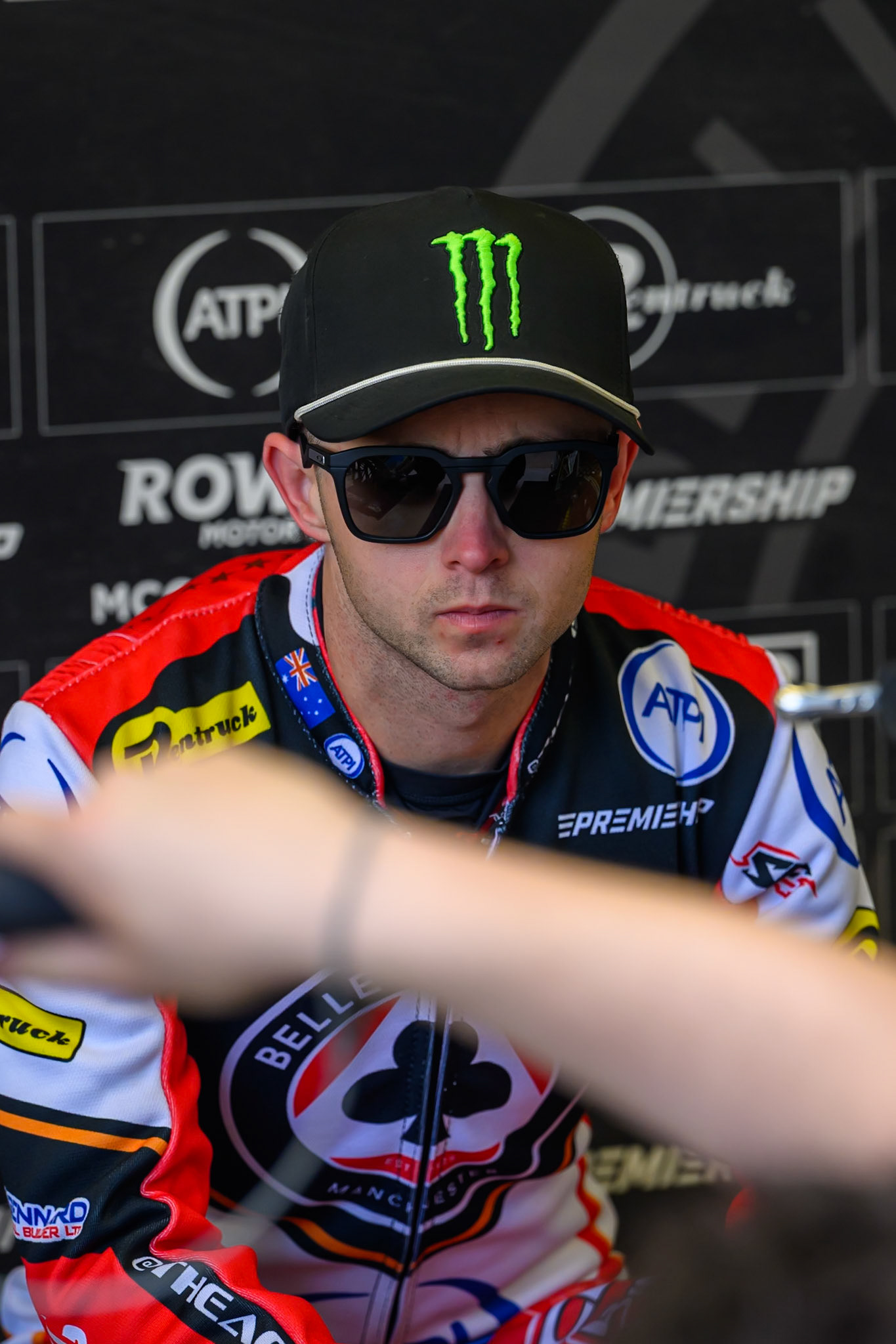 Jaimon Lidsey, Guest Rider for Belle Vue Aces during the Rowe Motor Oil Premiership match between Belle Vue Aces and Sheffield Tigers at the National Speedway Stadium, Manchester on Monday 25th May 2026. (Photo: Ian Charles | MI News)