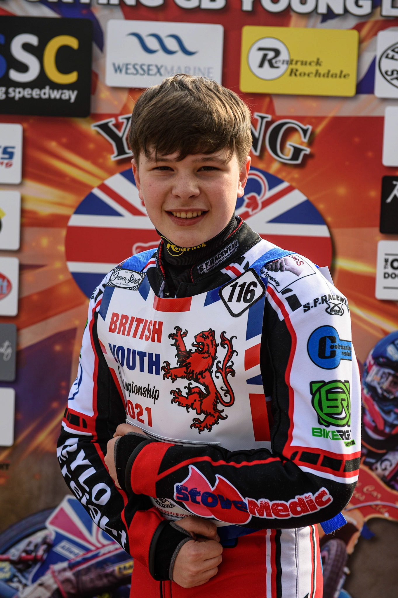 MANCHESTER, UK. MAY 28TH   Sam McGurk - 500cc CLASS during the British Junior Championship at the National Speedway Stadium, Manchester on Friday 28th May 2021. (Credit: Ian Charles | MI News)