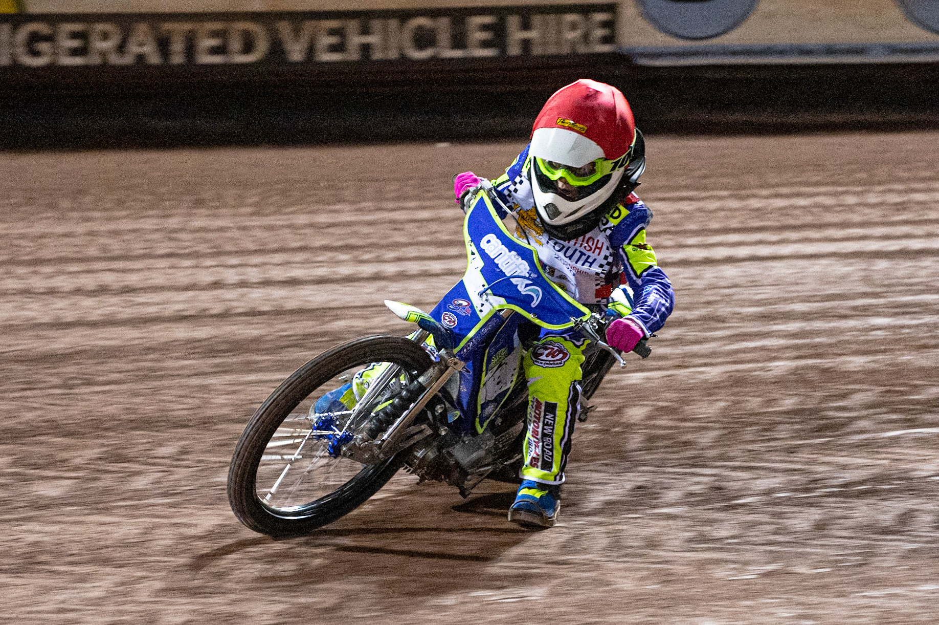 Photo: Ian CharlesOliver Bovington in action (125cc B Class)British Youth Speedway Championship (Round 5), National Speedway Stadium, Manchester Saturday  10  October  2020