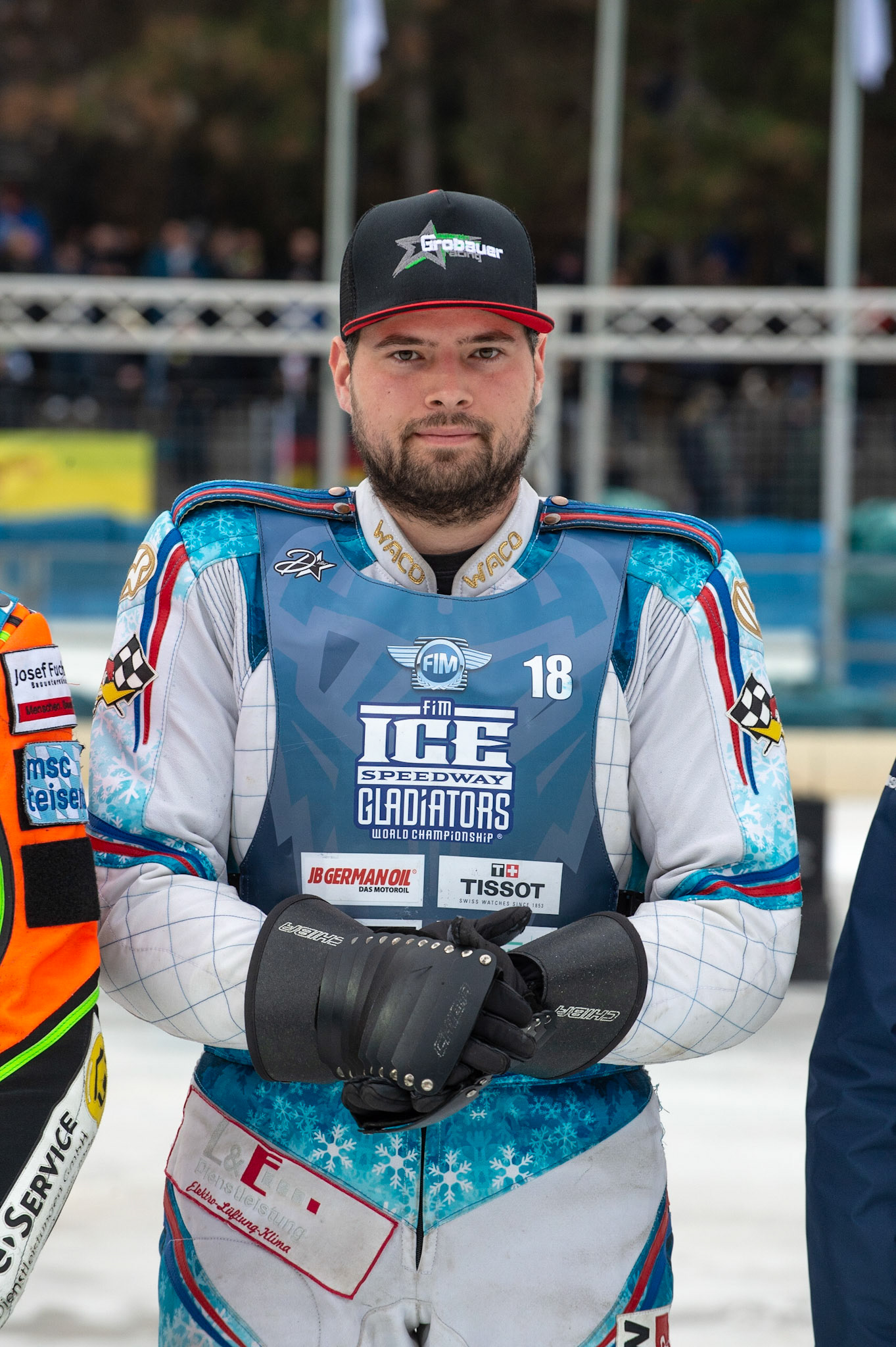Photo: Ian Charles

Marc Geyer (18) - Track Reserve

FIM Ice Speedway Gladiators World Championship, Final 3.1, Horst-Dohm Eisstadion, Berlin, Germany Saturday  2  March  2019