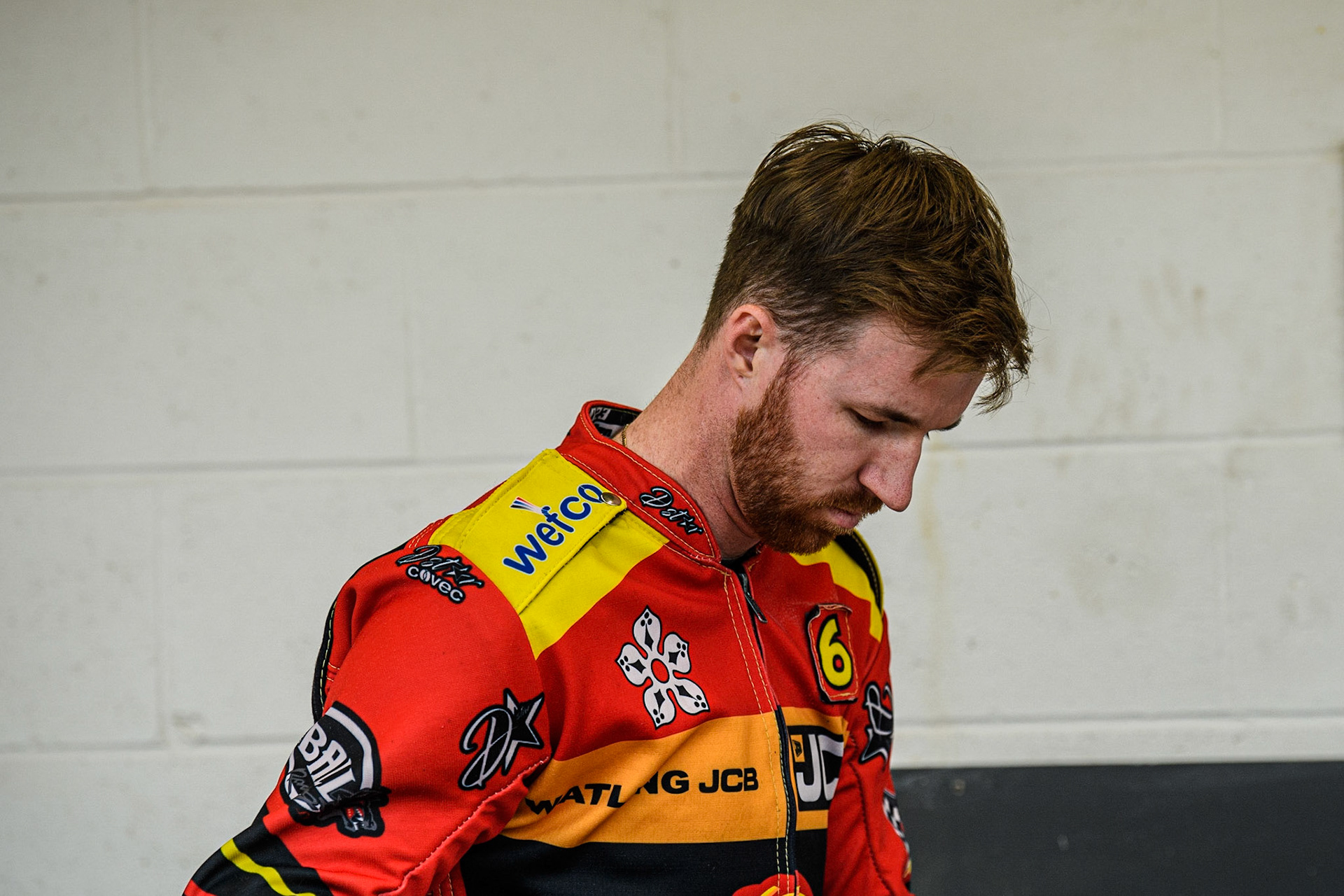 Jake Allen - Leicester Watling JCB Lions during the Sports Insure Premiership match between Belle Vue Aces and Leicester Lions at the National Speedway Stadium, Manchester on Monday 28th August 2023. (Photo: Ian Charles | MI News)