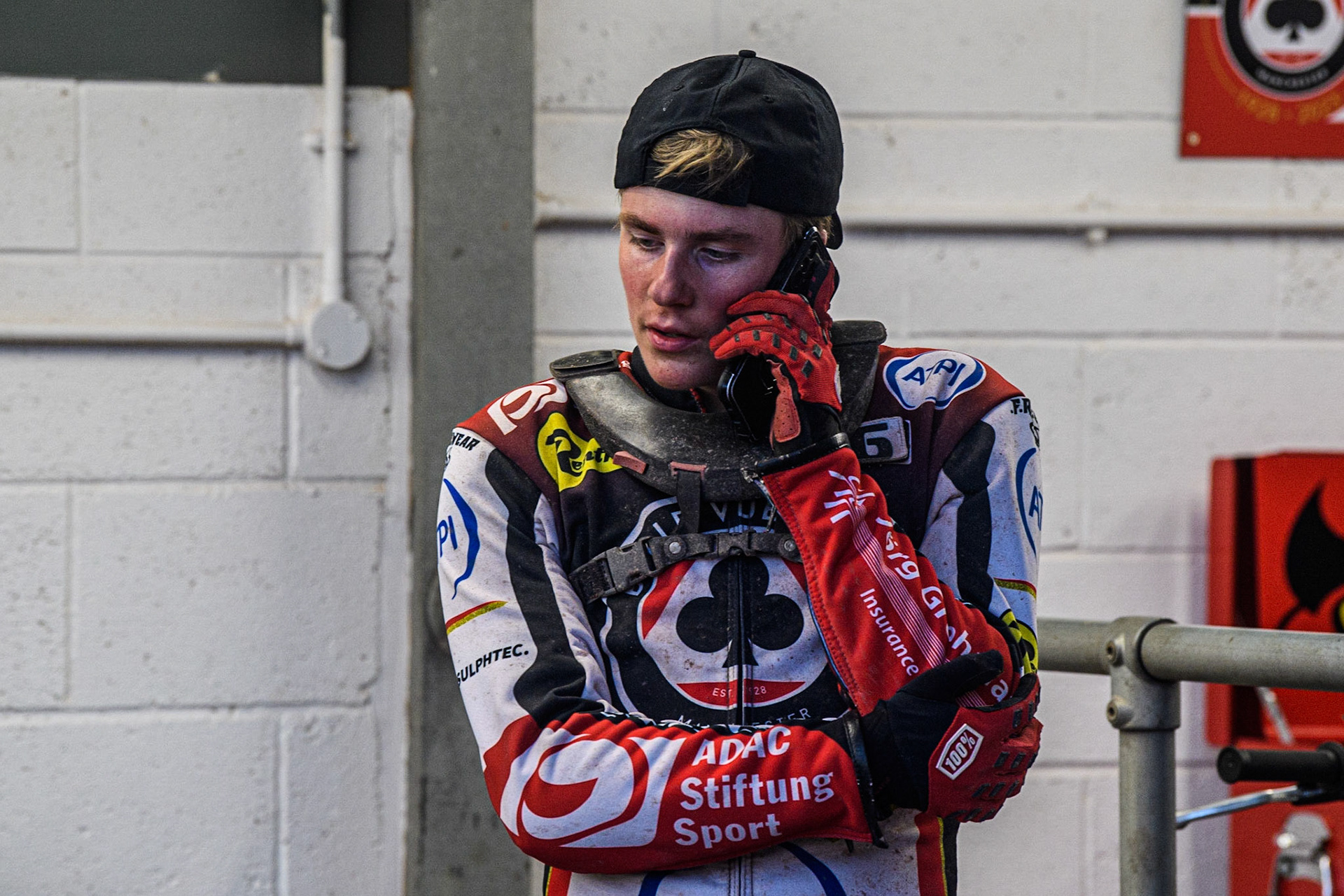 Norick Blodorn during the Sports Insure Premiership match between Belle Vue Aces and Sheffield Tigers at the National Speedway Stadium, Manchester on Monday 7th August 2023. (Photo: Ian Charles | MI News)