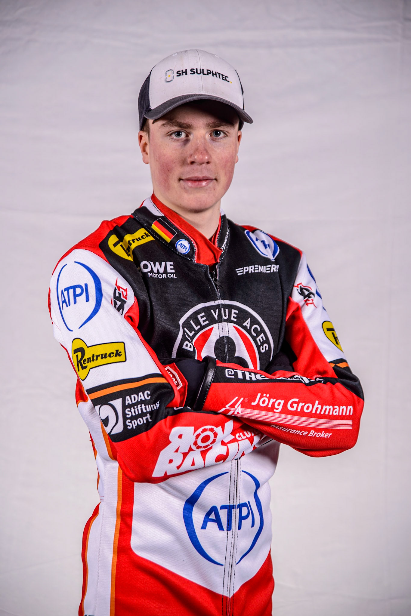 Norick Blödorn - Belle Vue Aces during the Belle Vue Aces Media Day at the National Speedway Stadium, Manchester on Wednesday 12th March 2025. (Photo: Ian Charles | MI News)