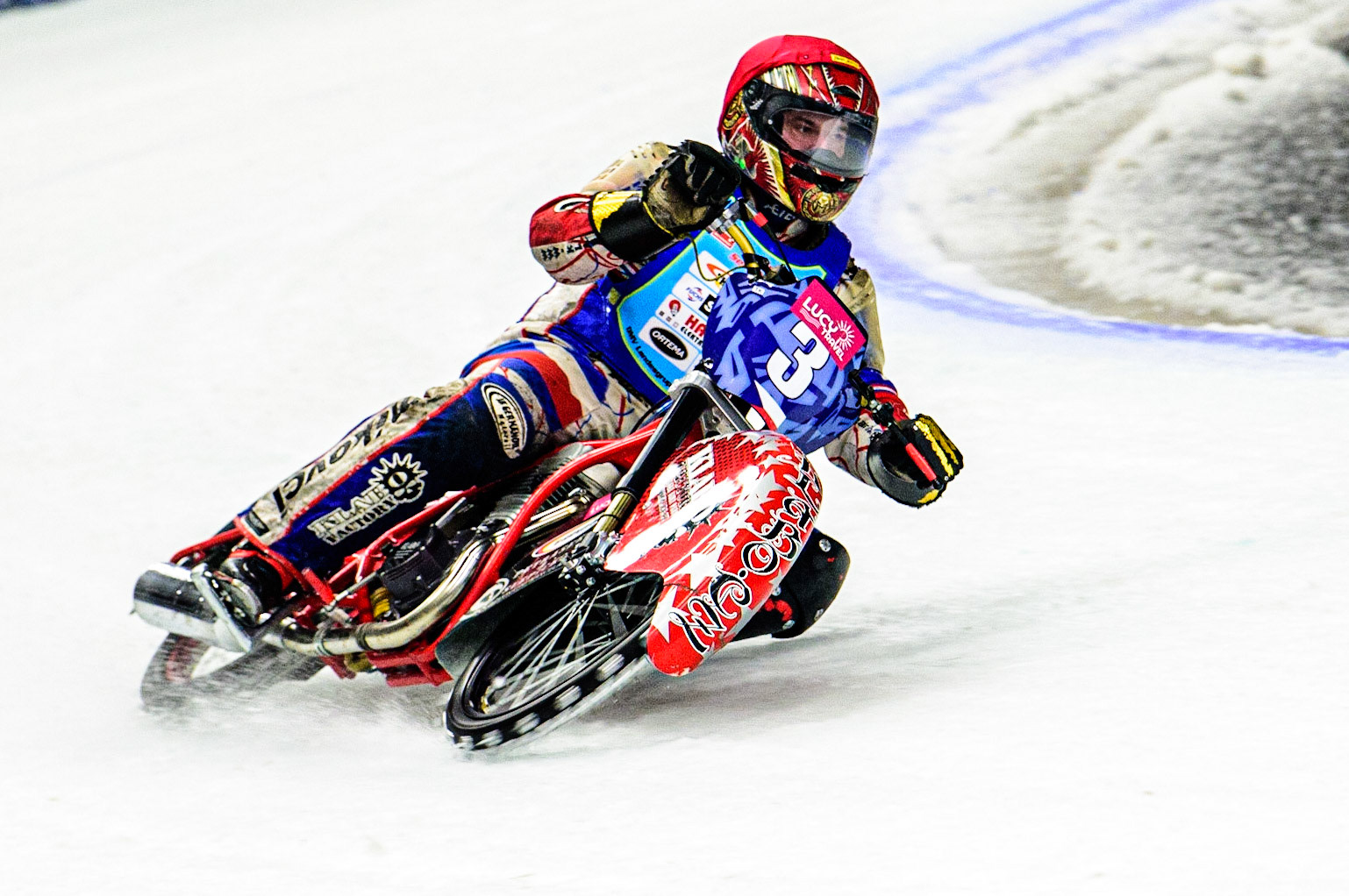 Antonin Klatovsky in action during the Race of Legends at the Max-Aicher-Arena, Inzell on Friday 17th March 2023. (Photo: Ian Charles | MI News)