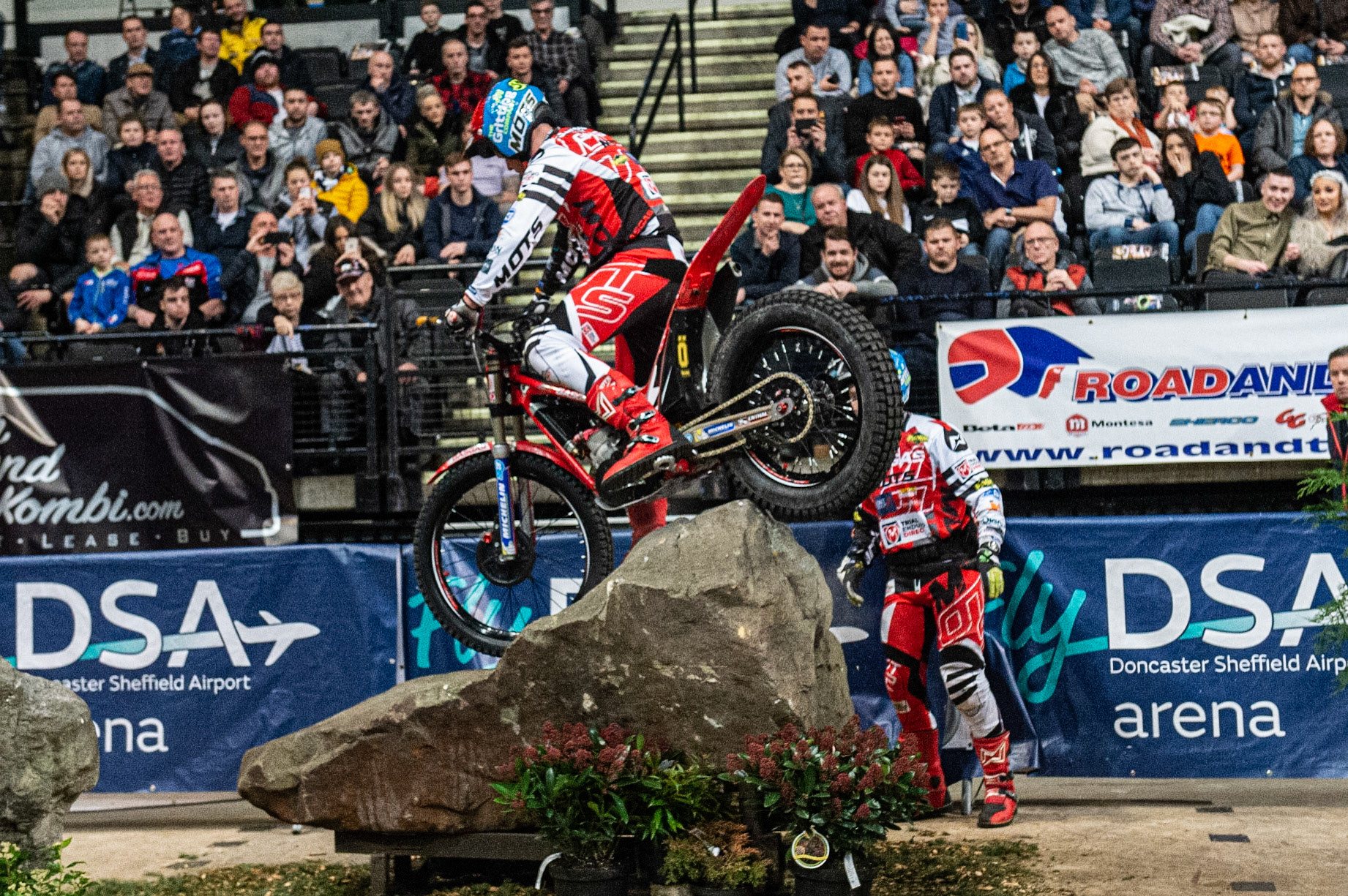 SHEFFIELD, ENGLAND  - DECEMBER 28TH Jack Price, UK (GasGas) on the Red Bull section 4   during the 25th Anniversary Sheffield Indoor Trial at the FlyDSA Arena, Sheffield on Saturday 28th December 2019. (Credit: Ian Charles | MI News)
