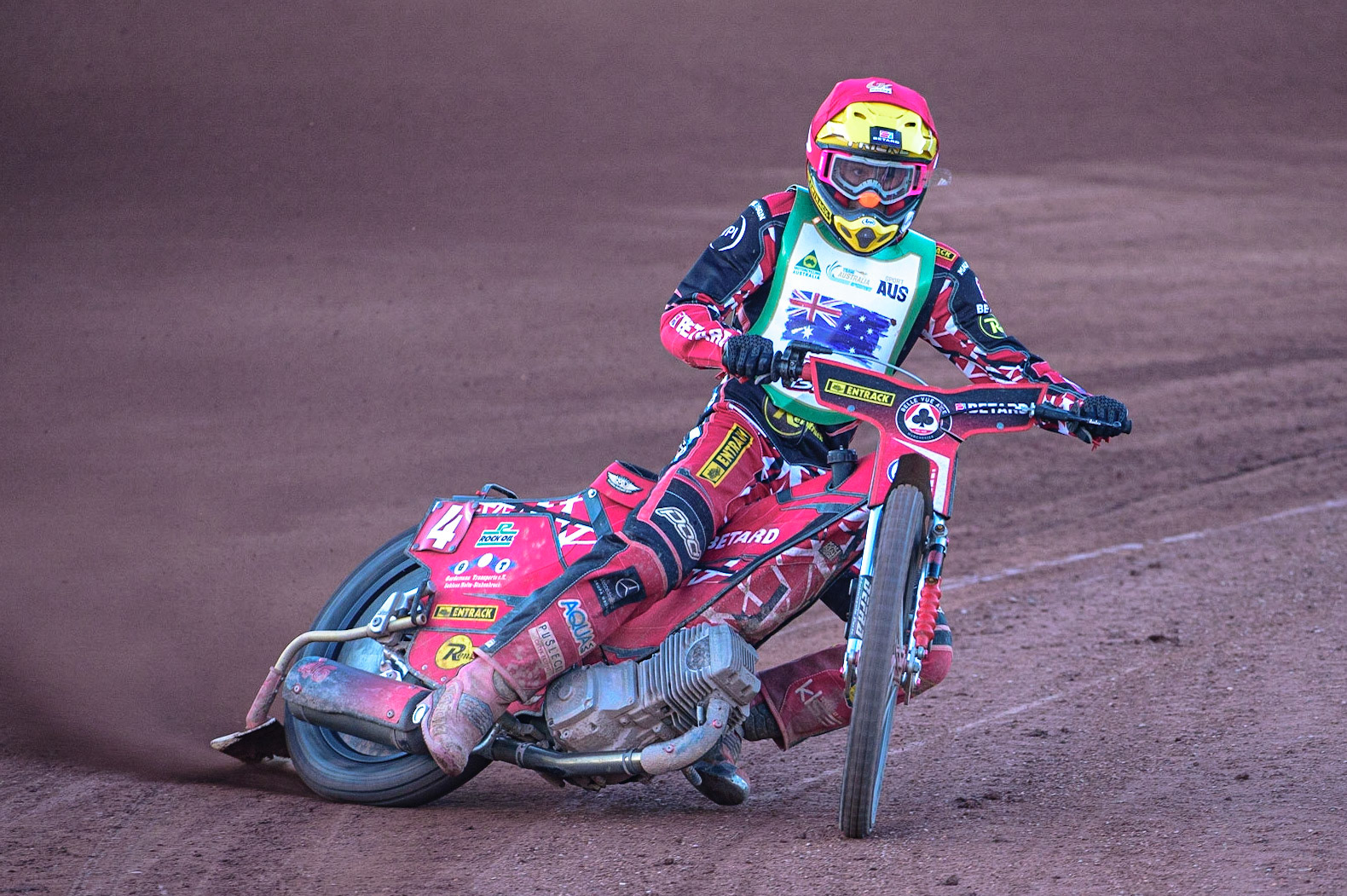 Max Fricke (Australia) in action   during the FIM Speedway Grand Prix Challenge at the Peugeot Ashfield Stadium, Glasgow on Saturday 20th August 2022. (Credit: Ian Charles | MI News)