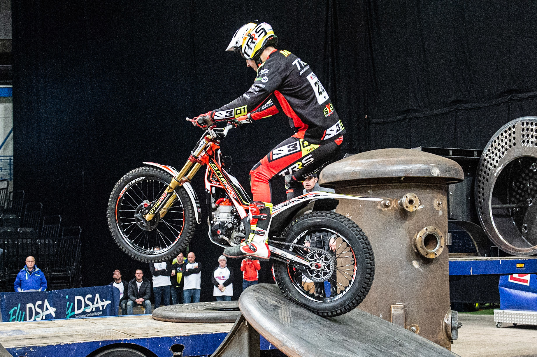 SHEFFIELD, ENGLAND  - DECEMBER 28TH  Toby Martyn, UK (Beta) on Section 1  during the 25th Anniversary Sheffield Indoor Trial at the FlyDSA Arena, Sheffield on Saturday 28th December 2019. (Credit: Ian Charles | MI News)