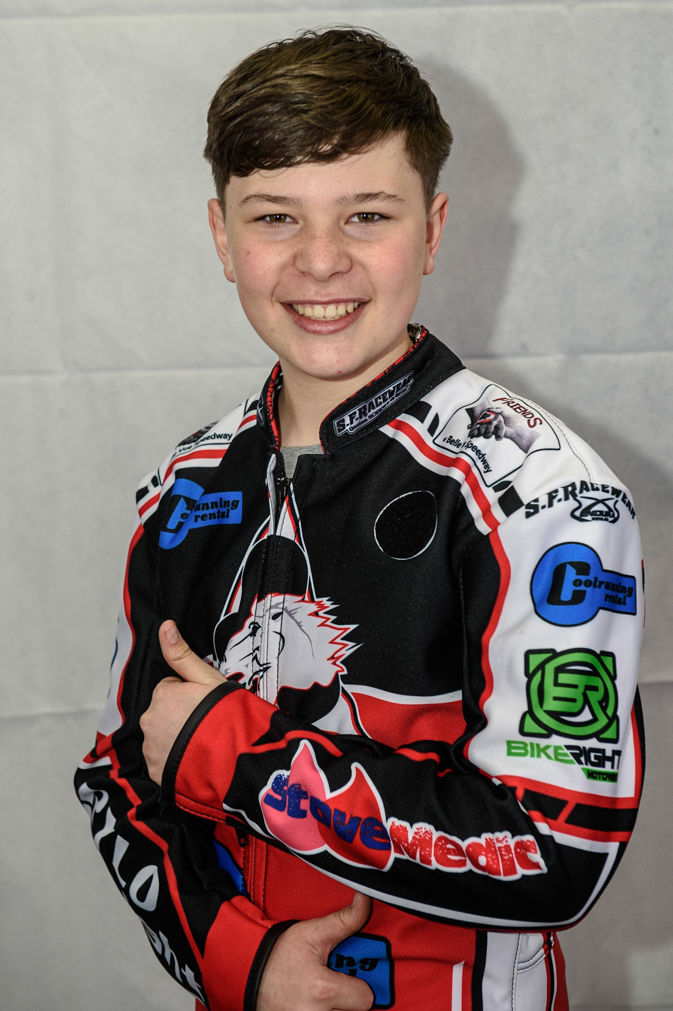 Photo: Ian CharlesSam McGurk - Belle Vue ColtsBelle Vue Press &amp; Practice, , National Speedway Stadium, Manchester Thursday  13  May  2021