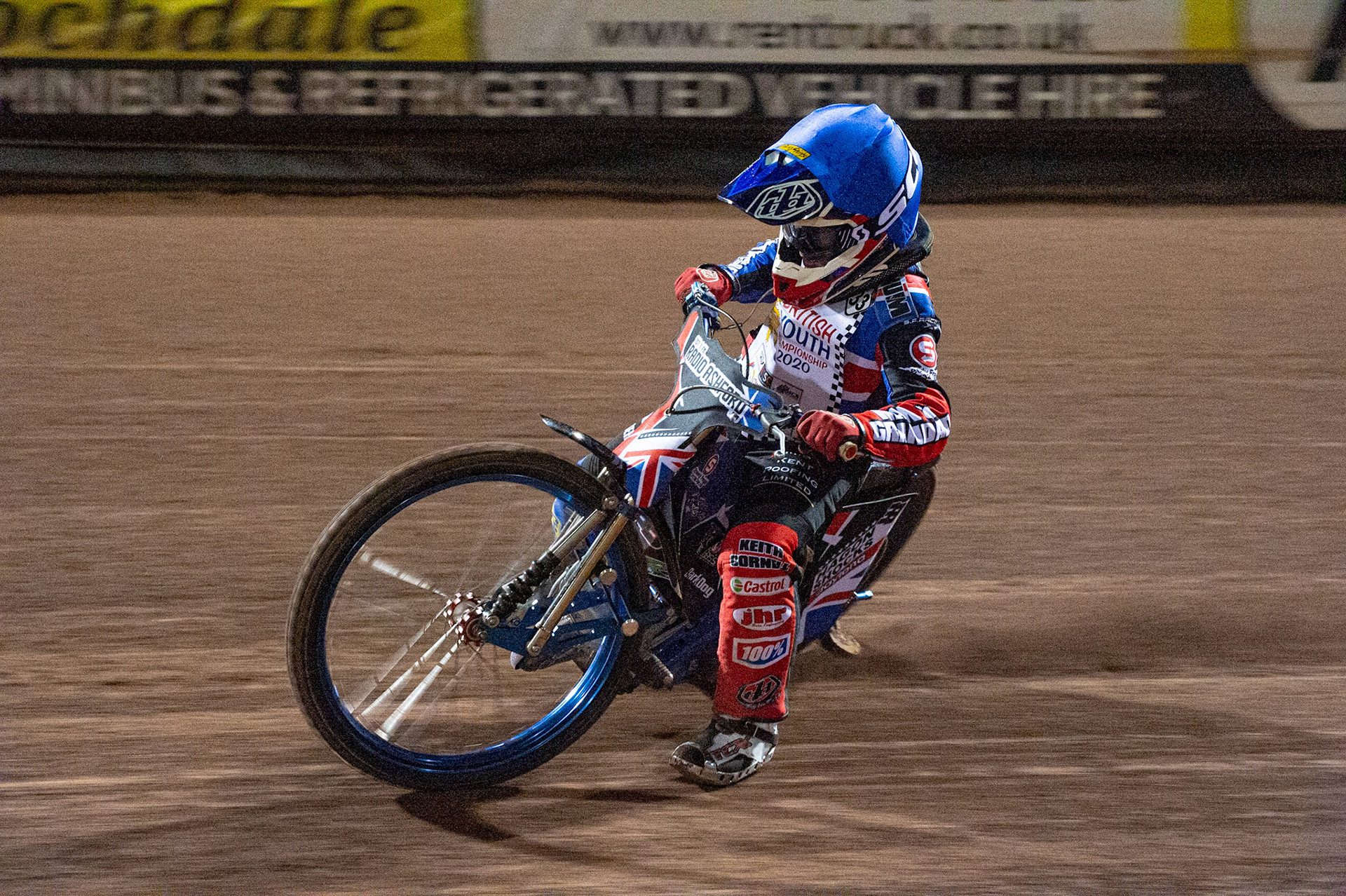 Photo: Ian CharlesCharlie Wood in action  (250cc Class)British Youth Speedway Championship (Round 5), National Speedway Stadium, Manchester Saturday  10  October  2020
