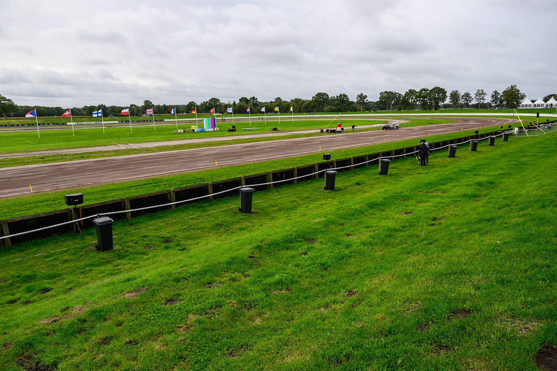 General view of Speed Centre Roden during the FIM Long Track World Championship Final 4, at the Speed Centre Roden, Netherlands on Sunday 21st September 2025. (Photo: Ian Charles | MI News)