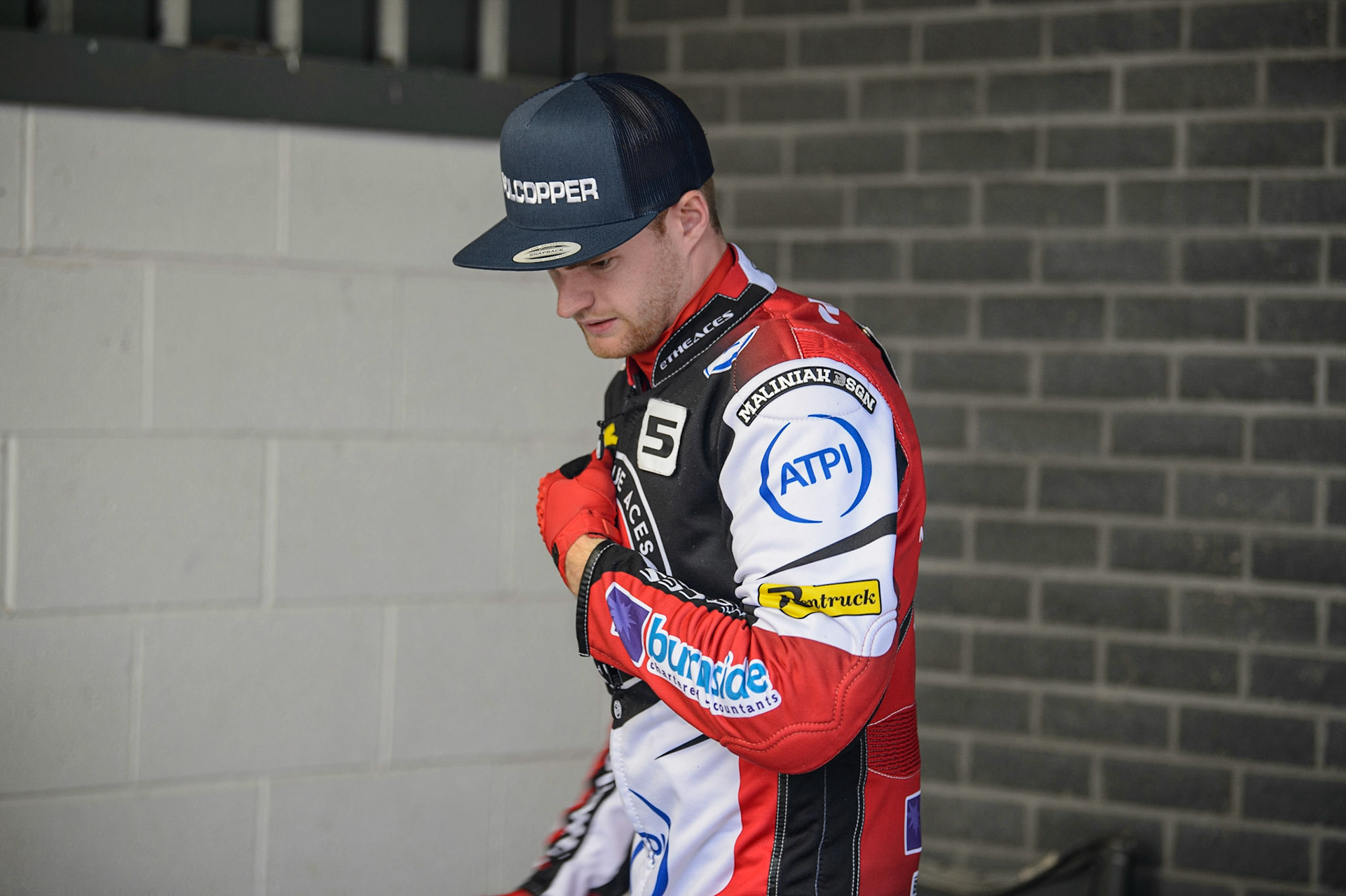 MANCHESTER, UK. MAY 2ND Brady Kurtz  warms up  during the SGB Premiership match between Belle Vue Aces and Peterborough at the National Speedway Stadium, Manchester on Monday 2nd May 2022. (Credit: Ian Charles | MI News)