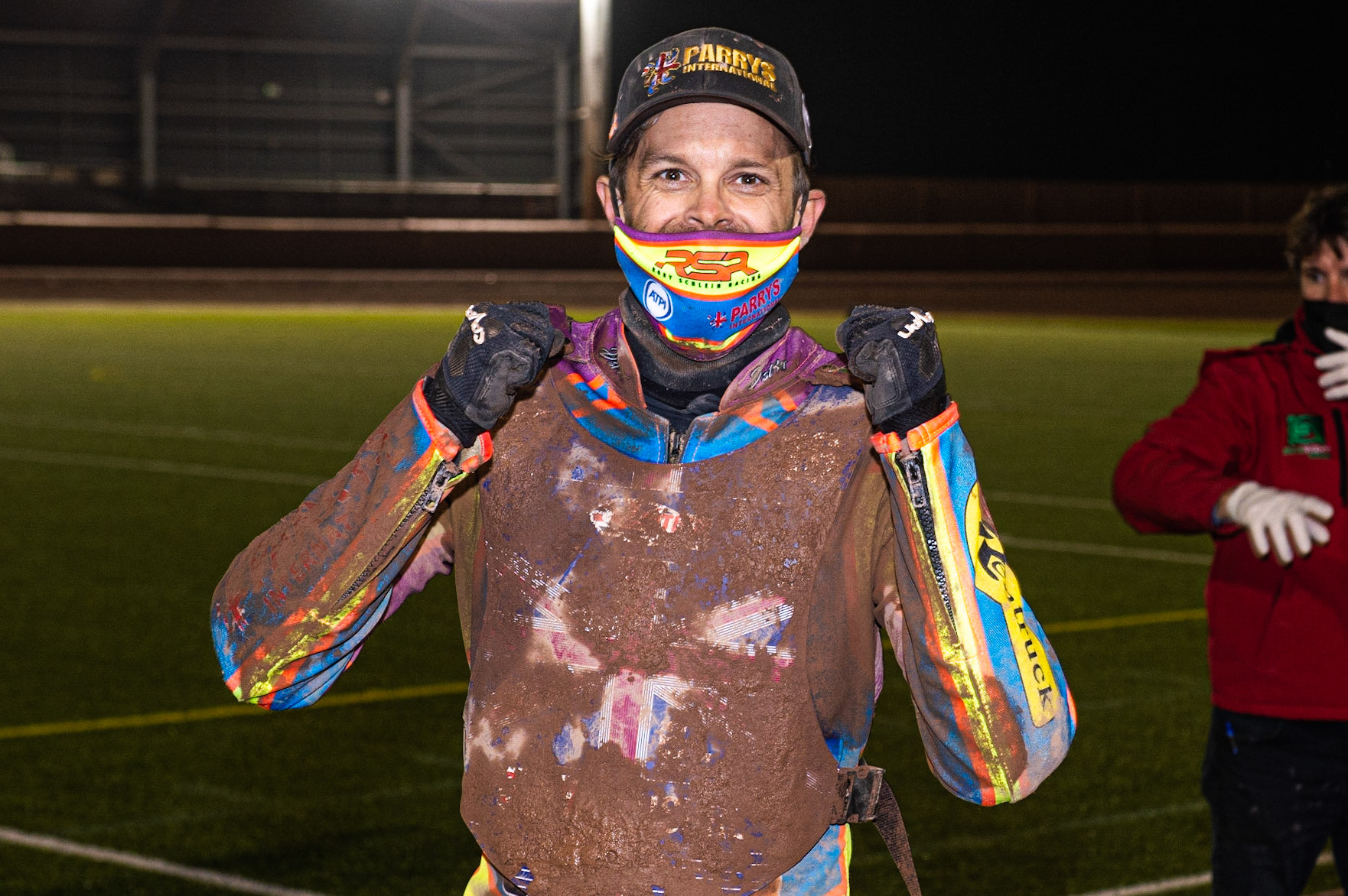 Photo: Ian CharlesRory Schlein  after his win in the British FinalSports Insure British Speedway Championship Final, National Speedway Stadium, Manchester Monday  28  September  2020