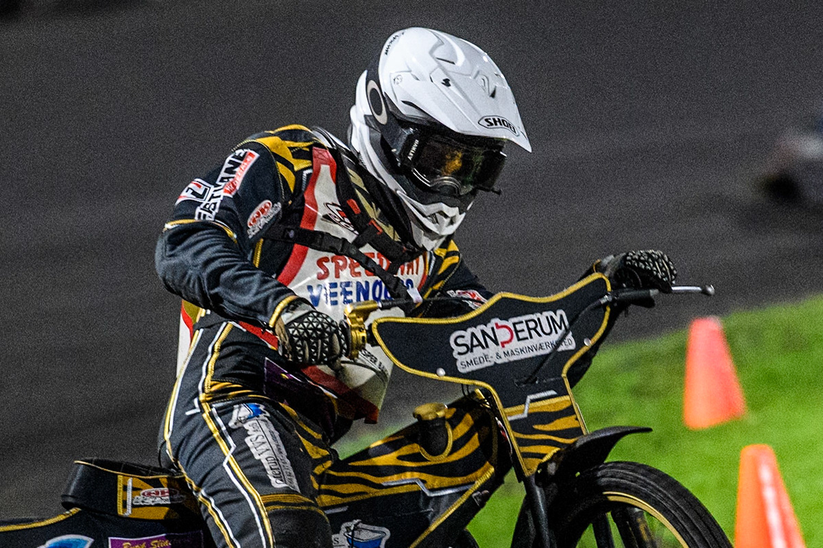 Victor Larsen of Denmark during the Golden JOPA Helmet at Sportpark Veenoord, Veenoord, Netherlands on Saturday 21st September 2024. (Photo: Ian Charles | MI News)