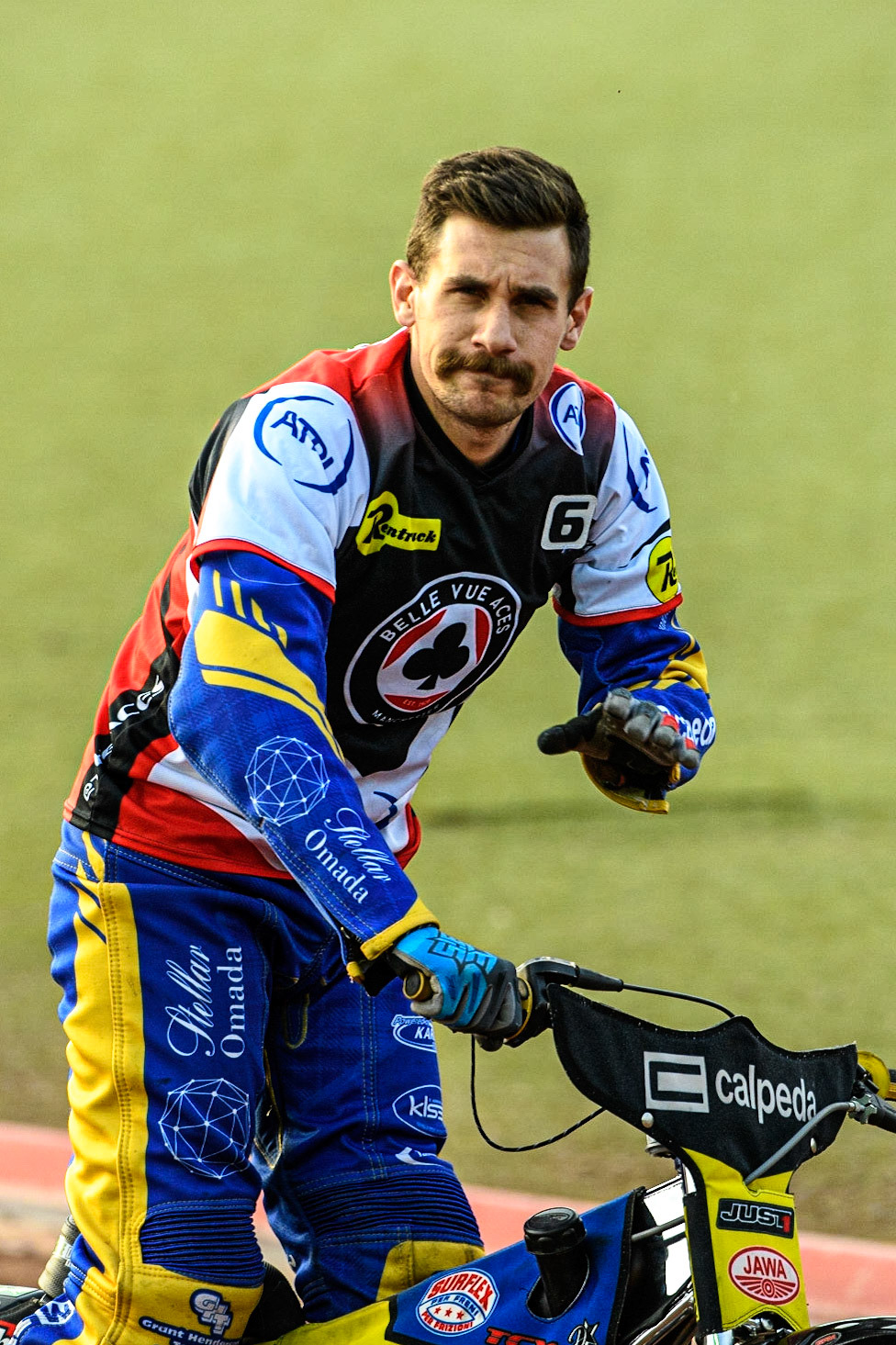 Paco Castagna - Belle Vue ATPI Aces during the Sports Insure Premiership Knock Out Cup Quarter Final 2nd Leg between Belle Vue Aces and Wolverhampton Wolves at the National Speedway Stadium, Manchester on Thursday 18th May 2023. (Photo: Ian Charles | MI News)