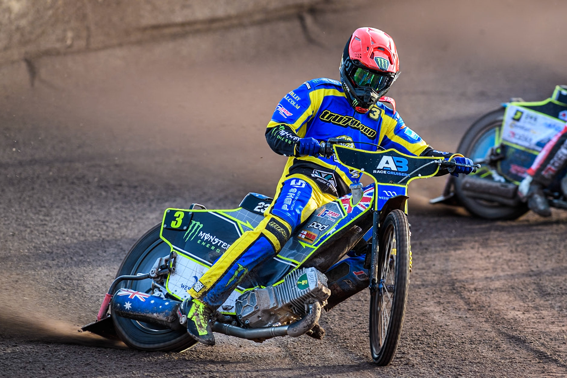 Sheffield Tigers' Chris Holder  in action during the Premiership KO Cup Quarter Final, 2nd Leg match between Sheffield Tigers and Belle Vue Aces at Owlerton Stadium, Sheffield on Thursday 9th May 2024. (Photo: Ian Charles | MI News)