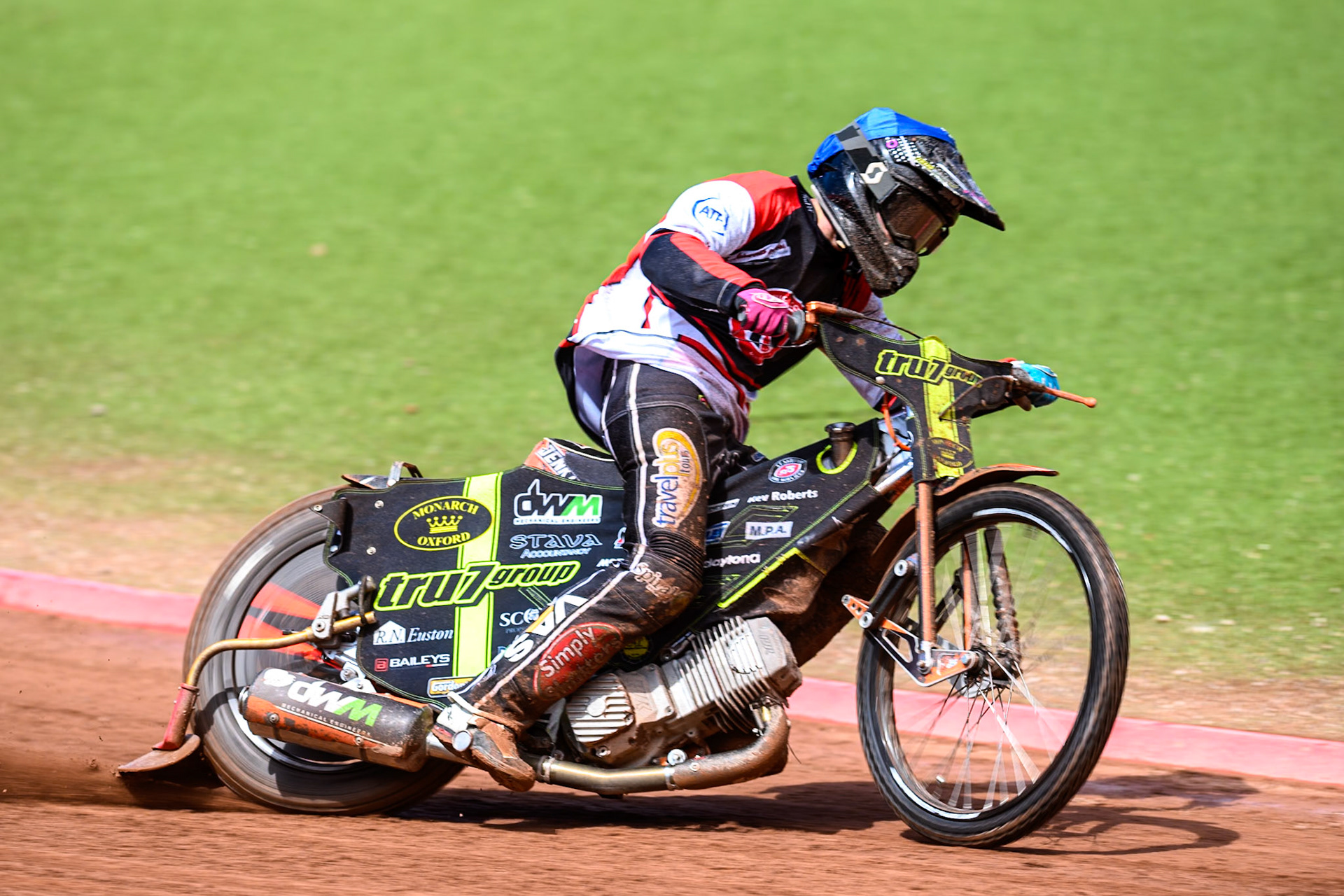 Belle Vue Colts' Connor King in action during the WSRA National Development League match between Belle Vue Colts and Oxford Chargers at the National Speedway Stadium, Manchester on Sunday 1st June 2025. (Photo: Ian Charles | MI News)