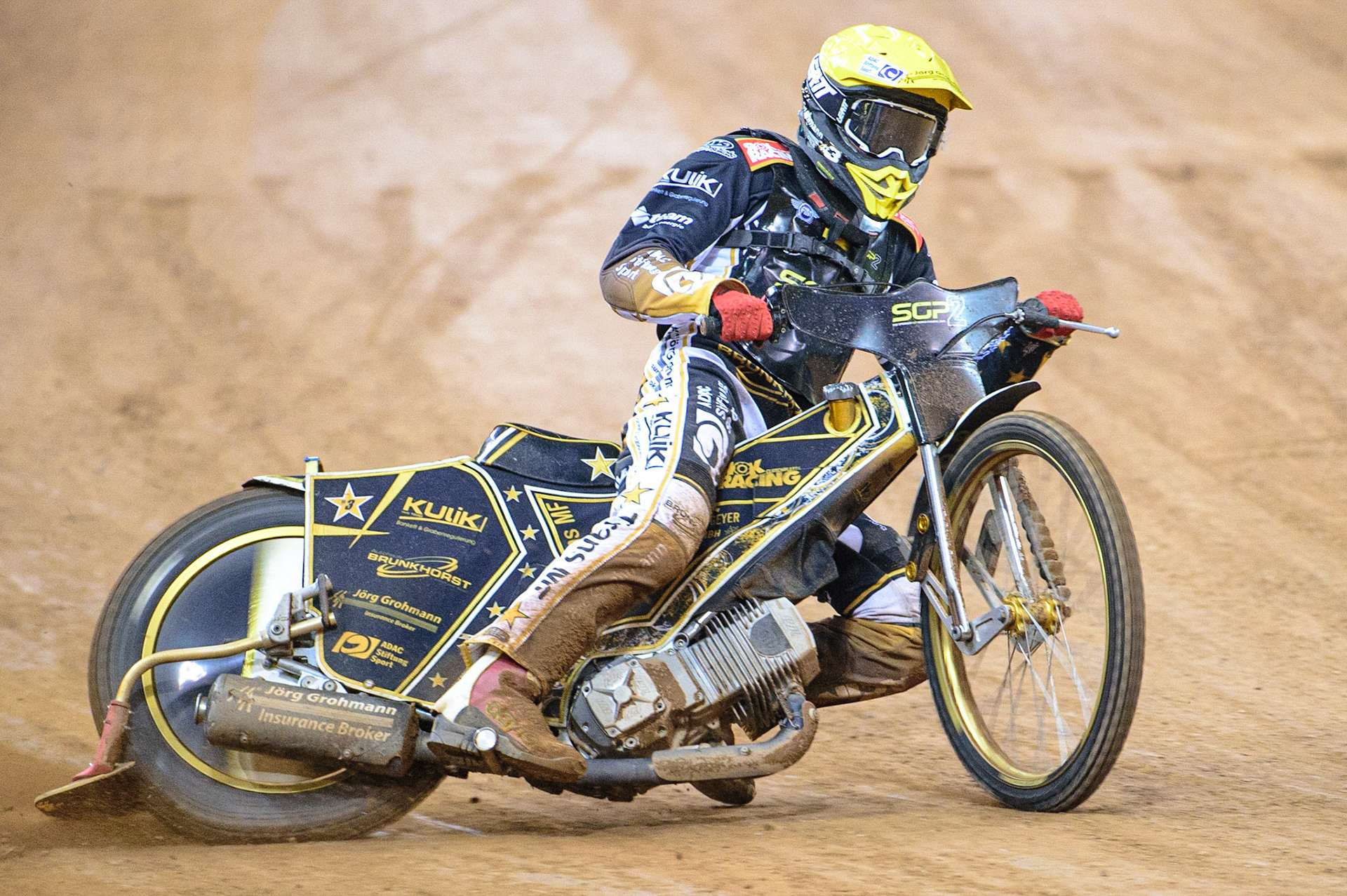 Norick Blodorn (Germany)  in action during the FIM  Speedway Grand Prix  2 of Great Britain at the Principality Stadium, Cardiff on Sunday 14th August 2022. (Credit: Ian Charles | MI News)