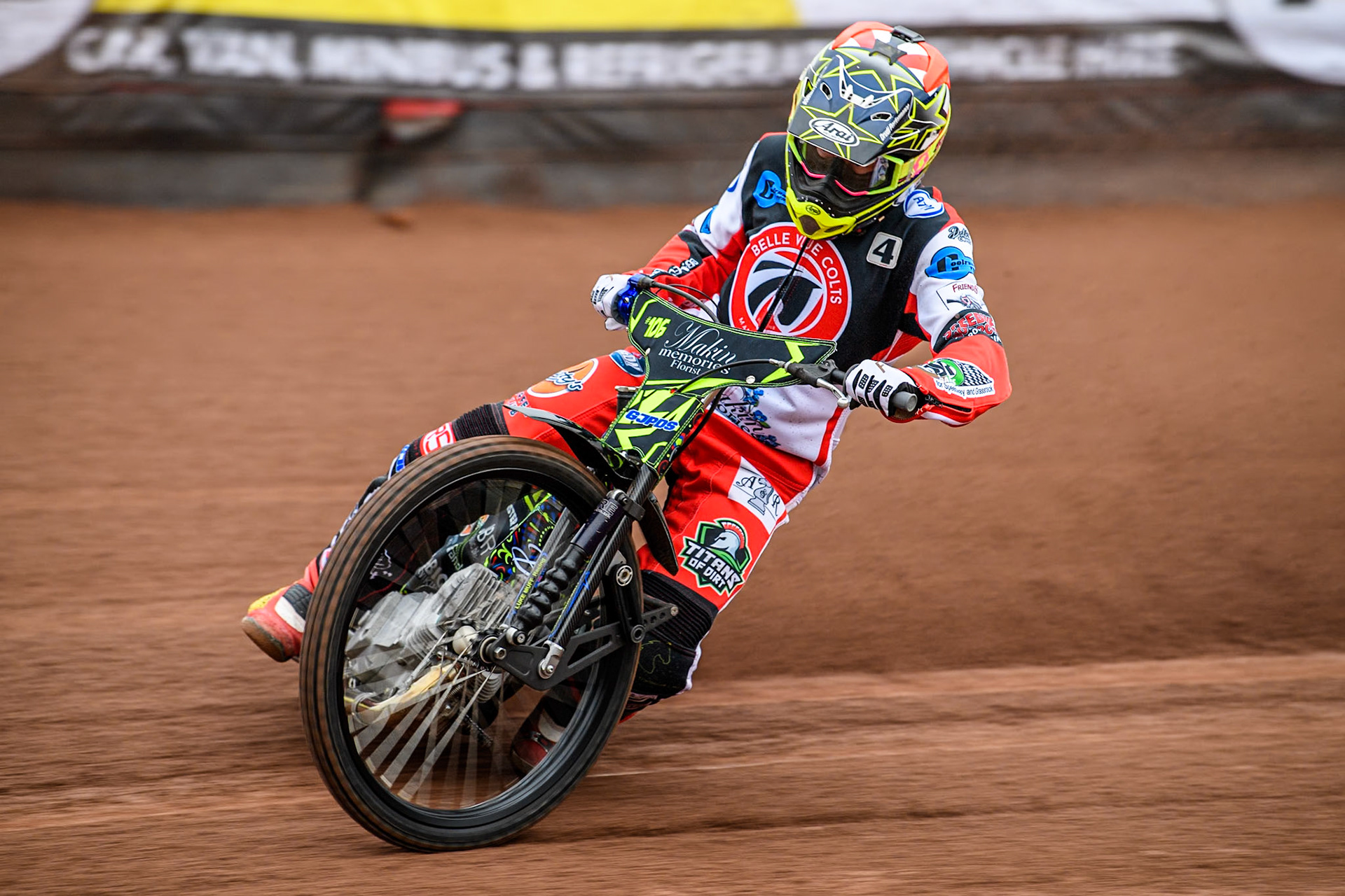 Belle Vue Colts' rider Luke Muff in action during the Belle Vue Aces Media Day at the National Speedway Stadium, Manchester on Monday 11th March 2024. (Photo: Ian Charles | MI News)