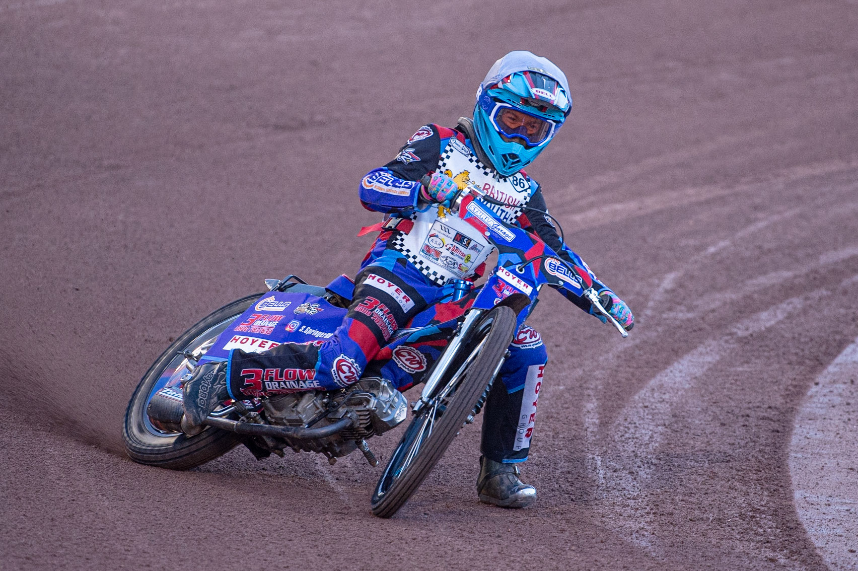 Photo: Ian CharlesSonny Springer in action  (125cc A Class)British Youth Speedway Championship (Round 5), National Speedway Stadium, Manchester Saturday  10  October  2020