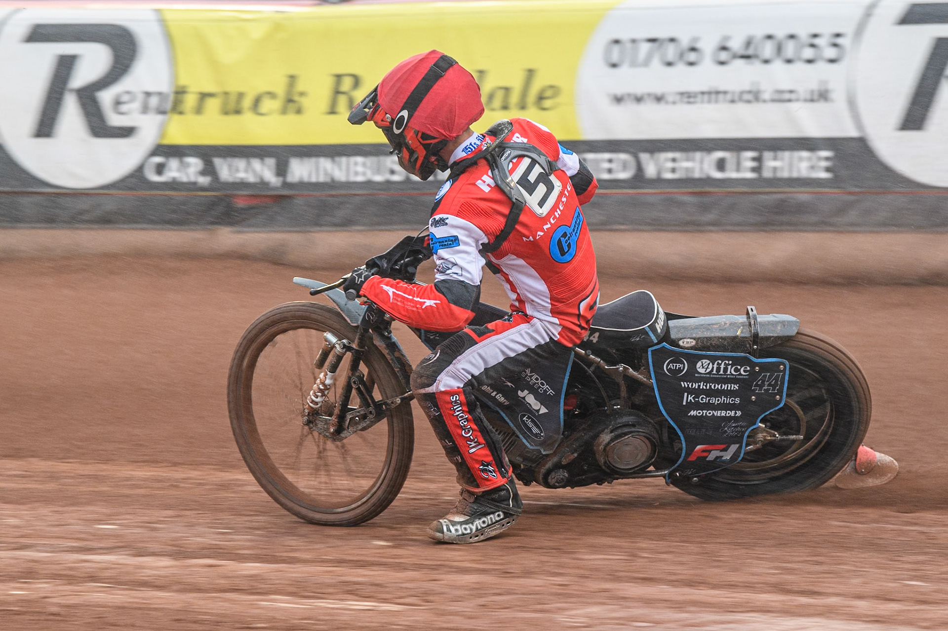 Belle Vue Colts' Freddy Hodder  in action during the WSRA National Development League match between Belle Vue Colts and Oxford Chargers at the National Speedway Stadium, Manchester on Friday 2nd August 2024. (Photo: Ian Charles | MI News)