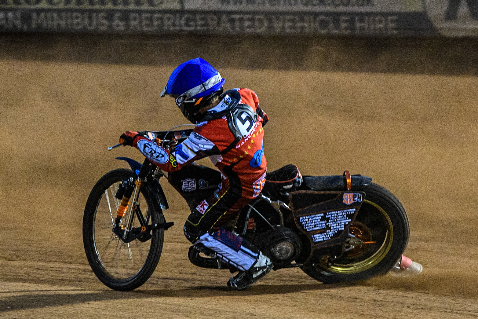 Jack Smith in action  for Belle Vue Cool Running Colts during the National Development League match between Belle Vue Colts and Edinburgh Monarchs Academy at the National Speedway Stadium, Manchester on Friday 21st July 2023. (Photo: Ian Charles | MI News)