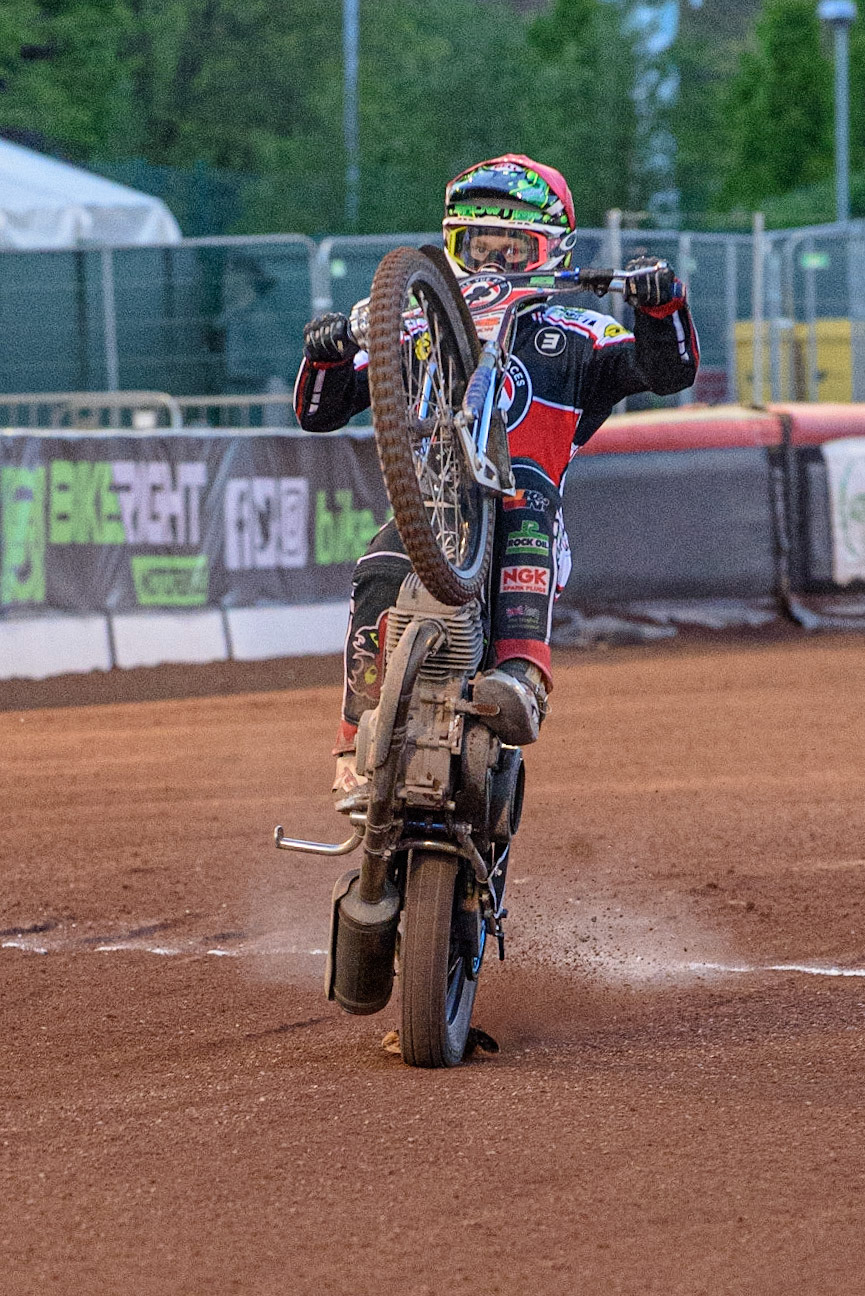 Photo: Ian CharlesBelle Vue Aces v Sheffield Tigers, British Speedway Premier League, National Speedway Stadium, Manchester Monday  17  May  2021