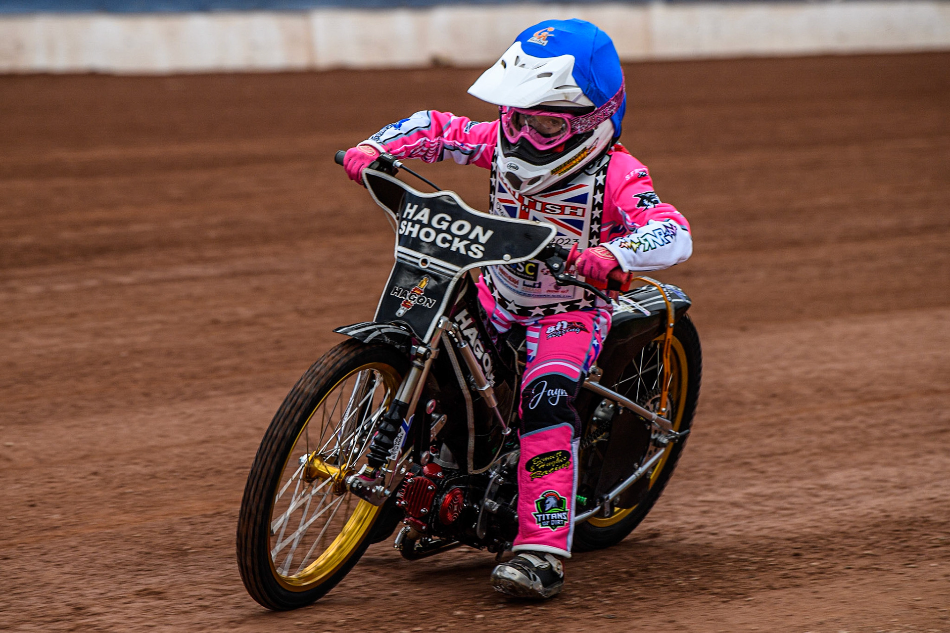 Jessica Cox in action  during the British Youth Championships at the National Speedway Stadium, Manchester on Friday 12th May 2023. (Photo: Ian Charles | MI News)