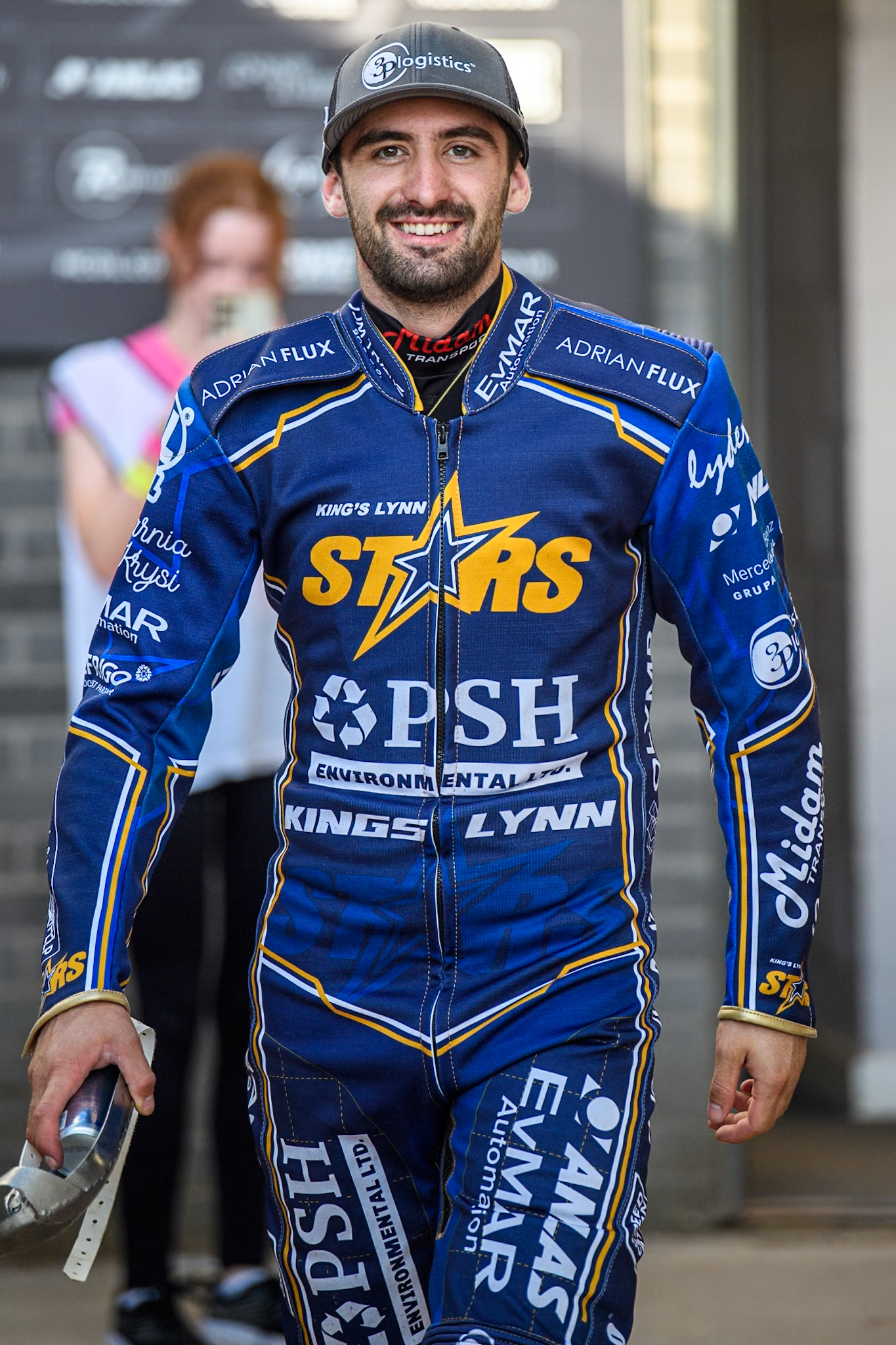 Kings Lynn Stars' Jan Kvech during the Rowe Motor Oil Premiership match between Belle Vue Aces and King's Lynn Stars at the National Speedway Stadium, Manchester on Monday 12th August 2024. (Photo: Ian Charles | MI News)