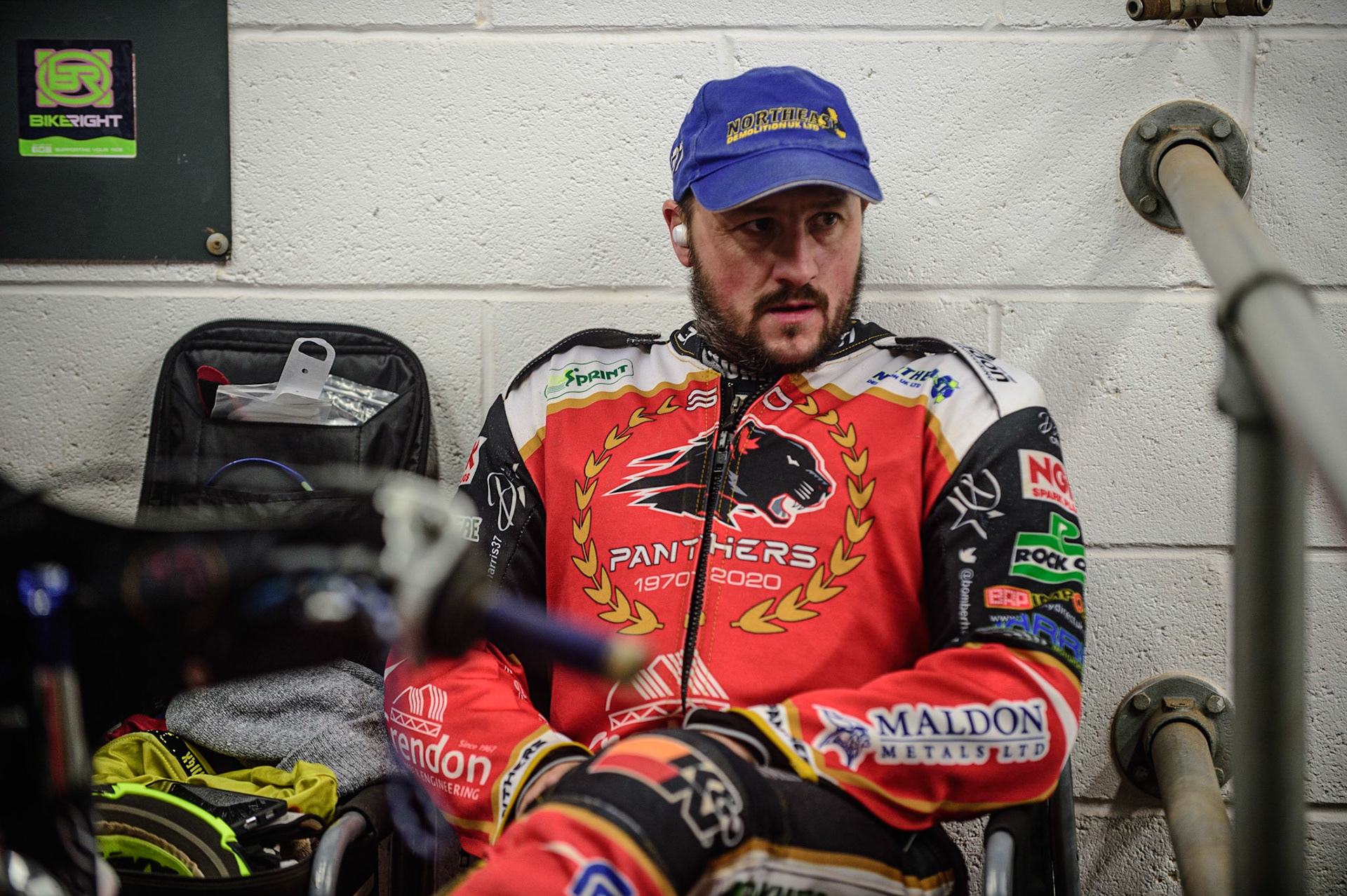 MANCHESTER, UK. OCT 11TH  Chris Harris  during the SGB Premiership Grand Final 1st Leg between Belle Vue Aces and Peterborough Panthers at the National Speedway Stadium, Manchester on Monday 11th October 2021. (Credit: Ian Charles | MI News)