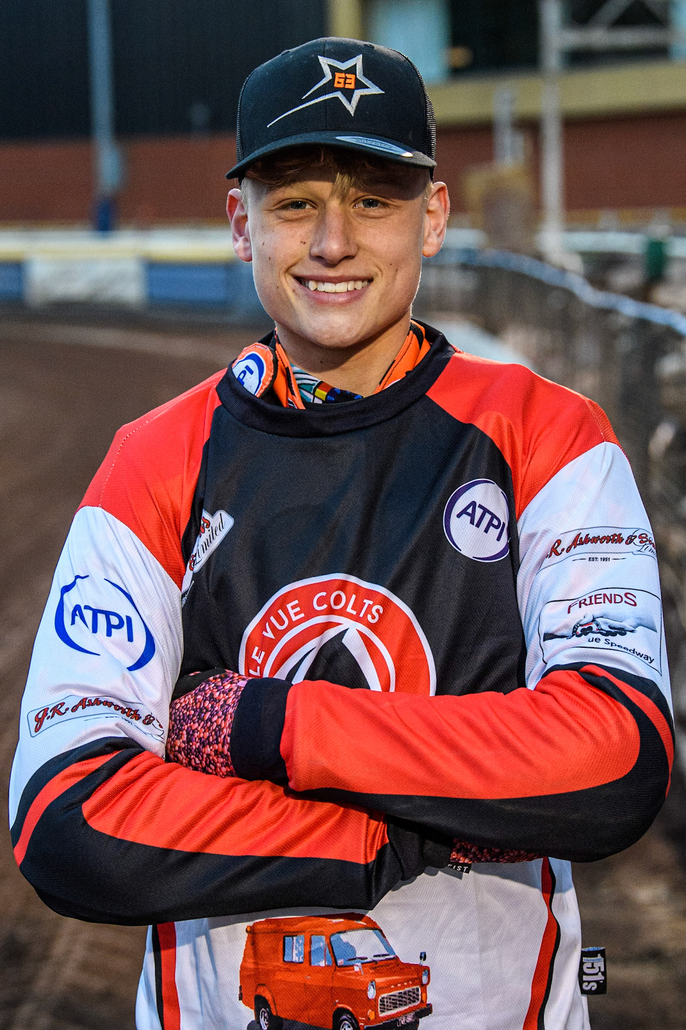 Belle Vue Colts' Guest Rider Cooper Rushen during the WSRA National Development League match between Steelers and Belle Vue Colts at Owlerton Stadium, Sheffield on Monday 5th May 2025. (Photo: Ian Charles | MI News)