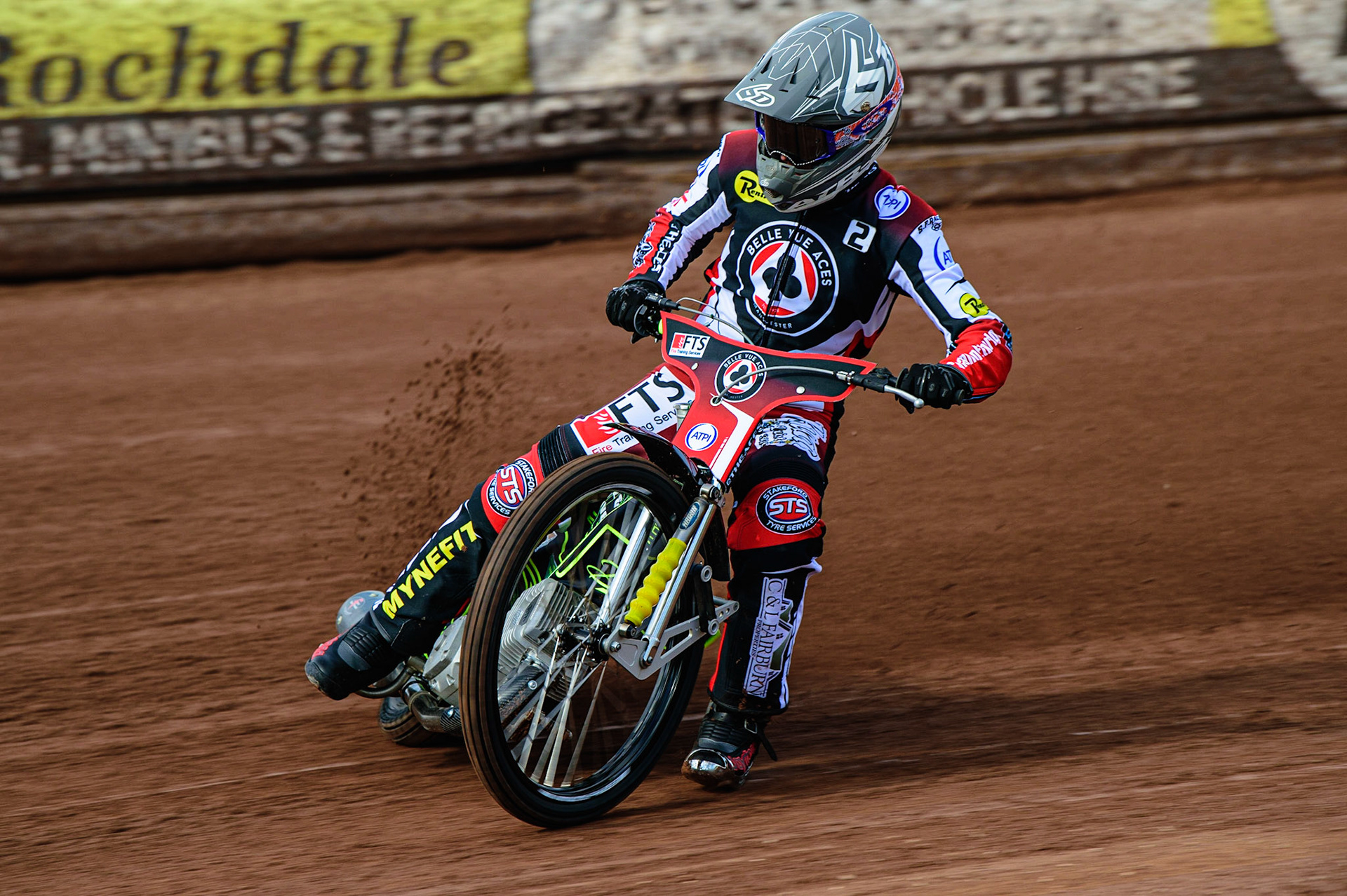 MANCHESTER, UK. MAR 14TH Jye Etheridge in action  during the Belle Vue Speedway Media Day at the National Speedway Stadium, Manchester on Monday 14th March 2022. (Credit: Ian Charles | MI News)